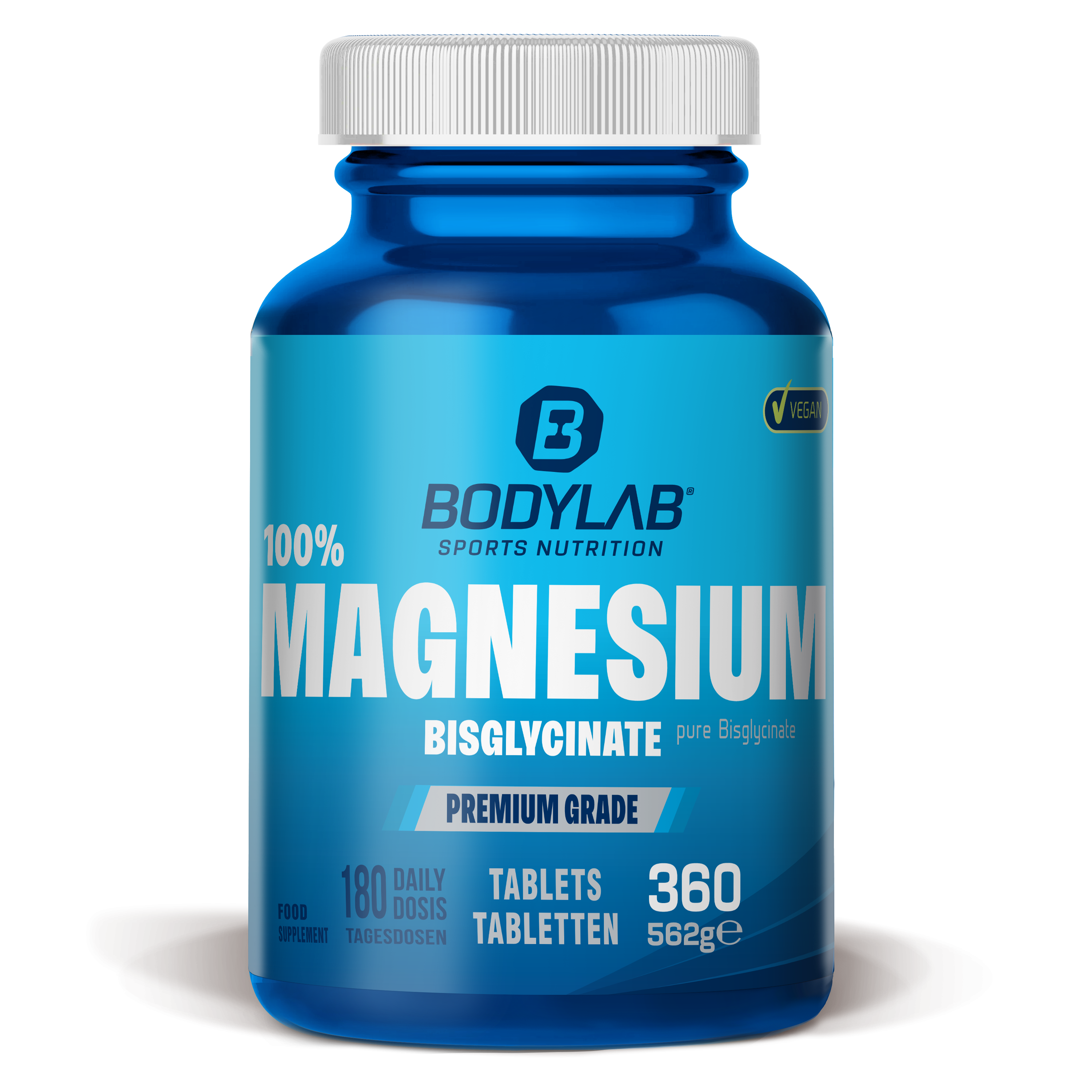 Bisglycinate de magnésium 100% (360 comprimés)