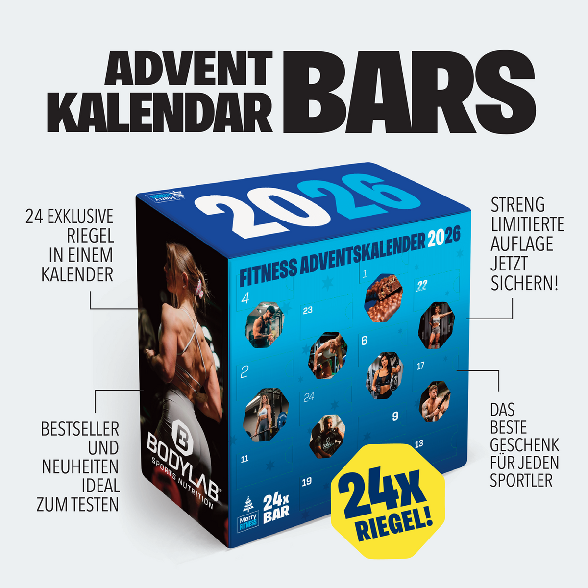 Calendrier de l'Avent BODYLAB Riegel