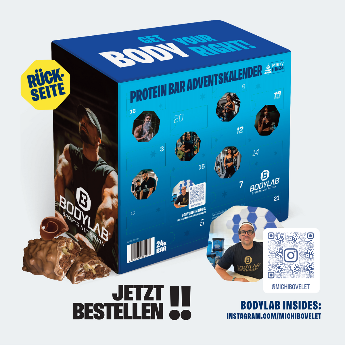 Calendrier de l'Avent BODYLAB Riegel