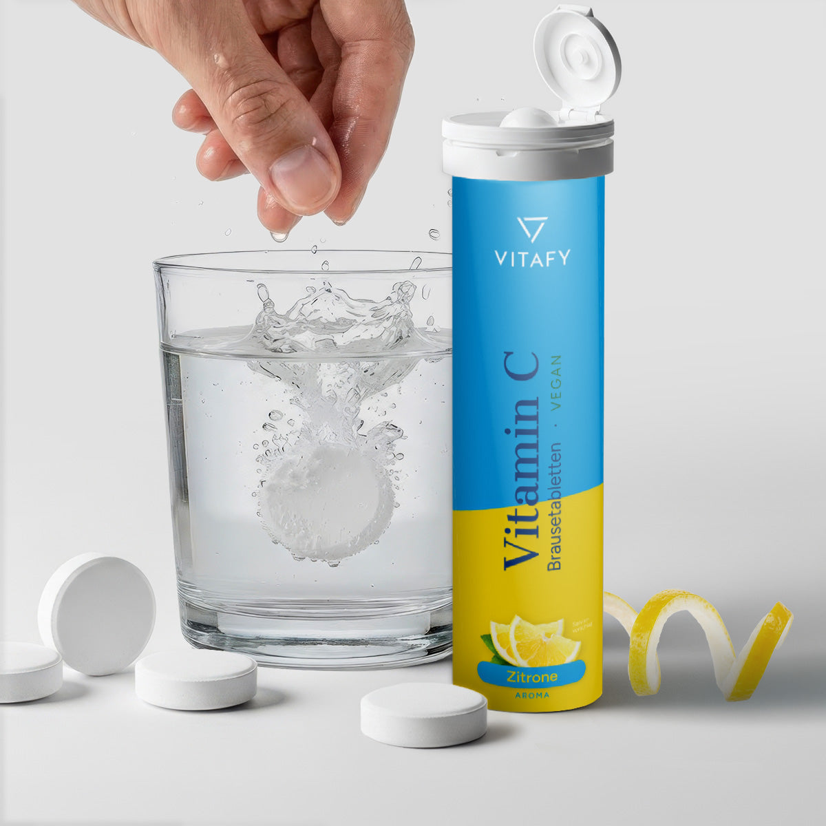 Vitamine C - Citron (20 comprimés effervescents) - Lot de 6