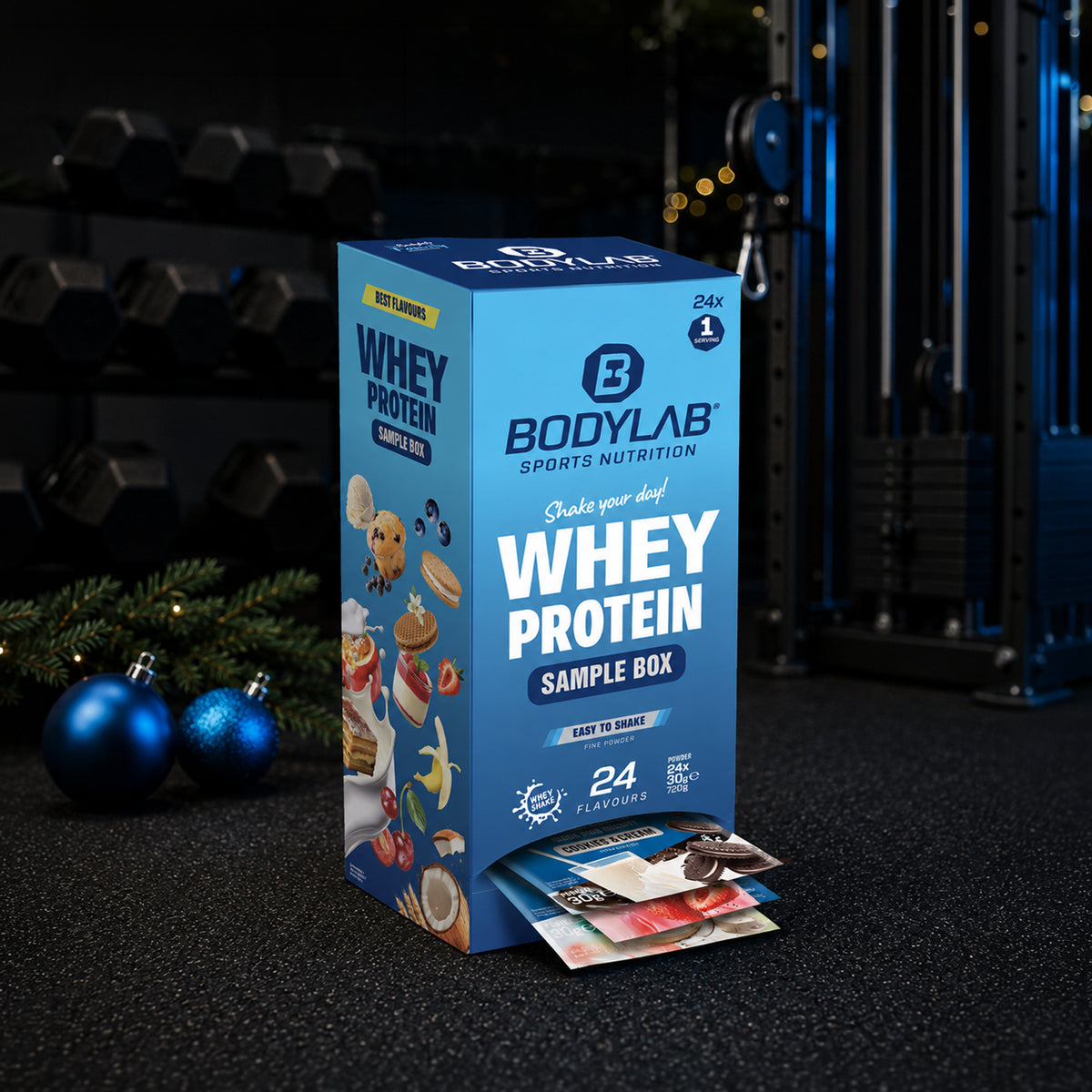 BODYLAB Whey Protein Boîte d'échantillons (24x30g)