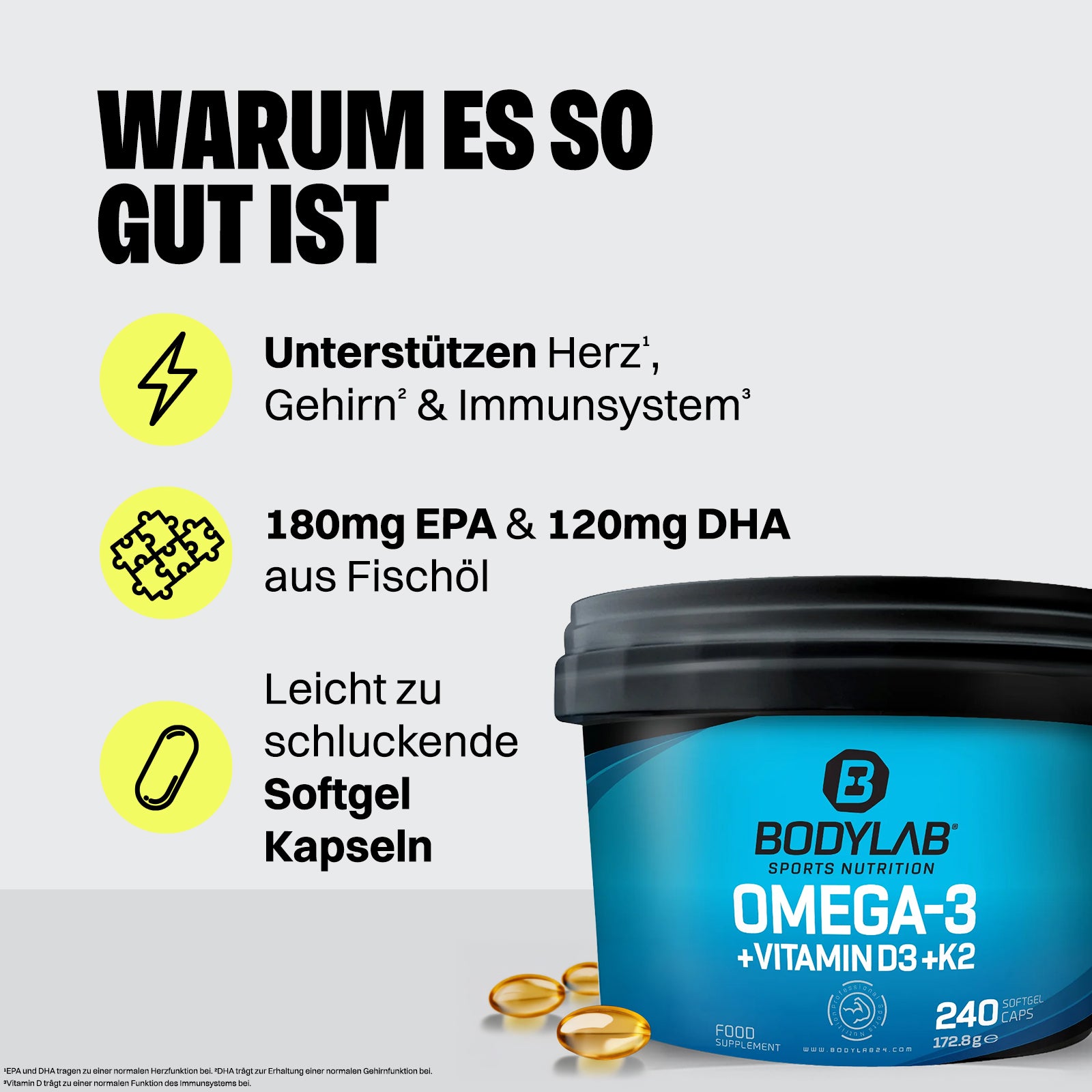 EXKLUSIVER DEAL: 5Für2 Protein-Powerpack mit Gratis Whey + Creatine + Omega-3 & Vitamin D3 & K2 Kapseln