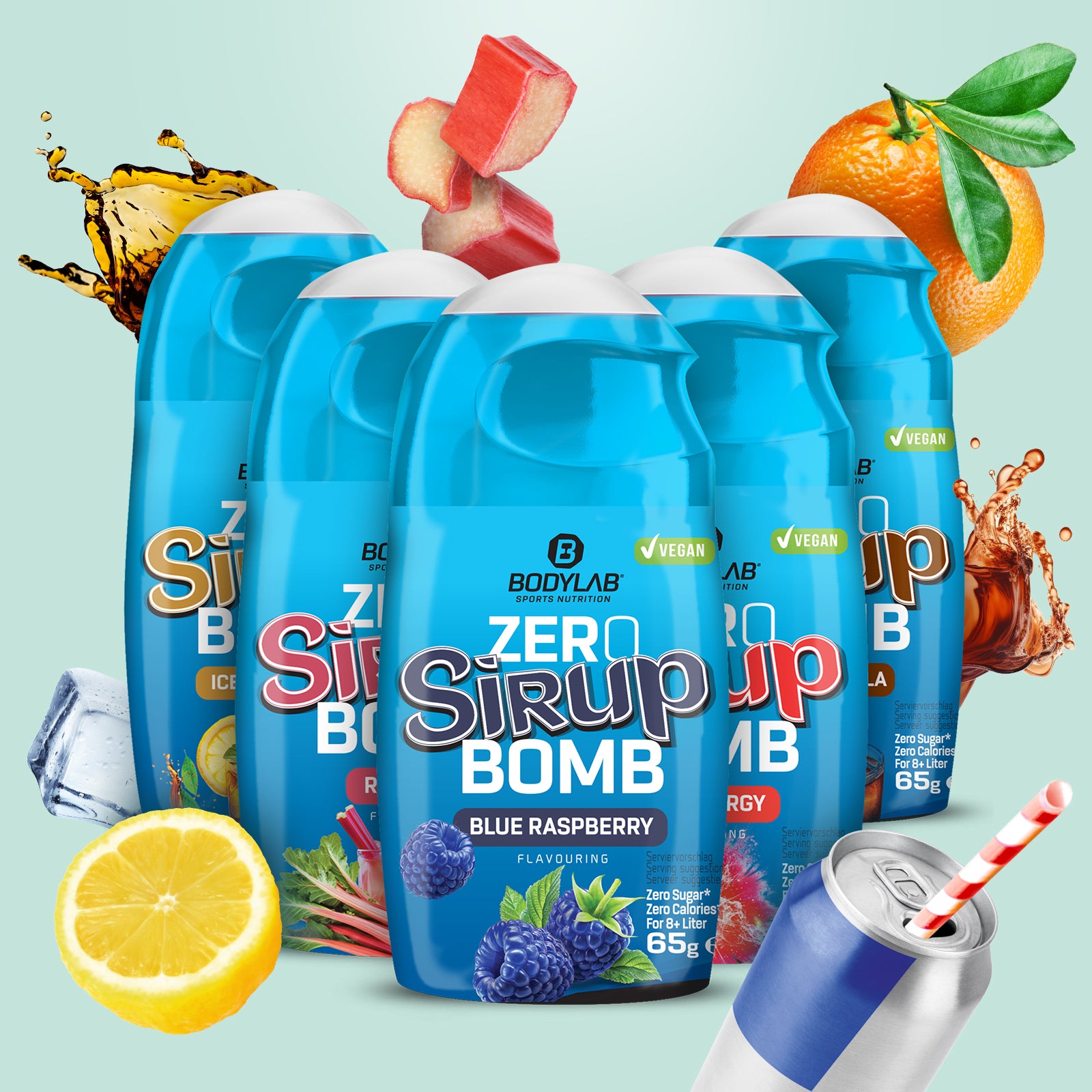ZERO Sirup BOMB 1.0 - 3.0 Box  (5x65ml)