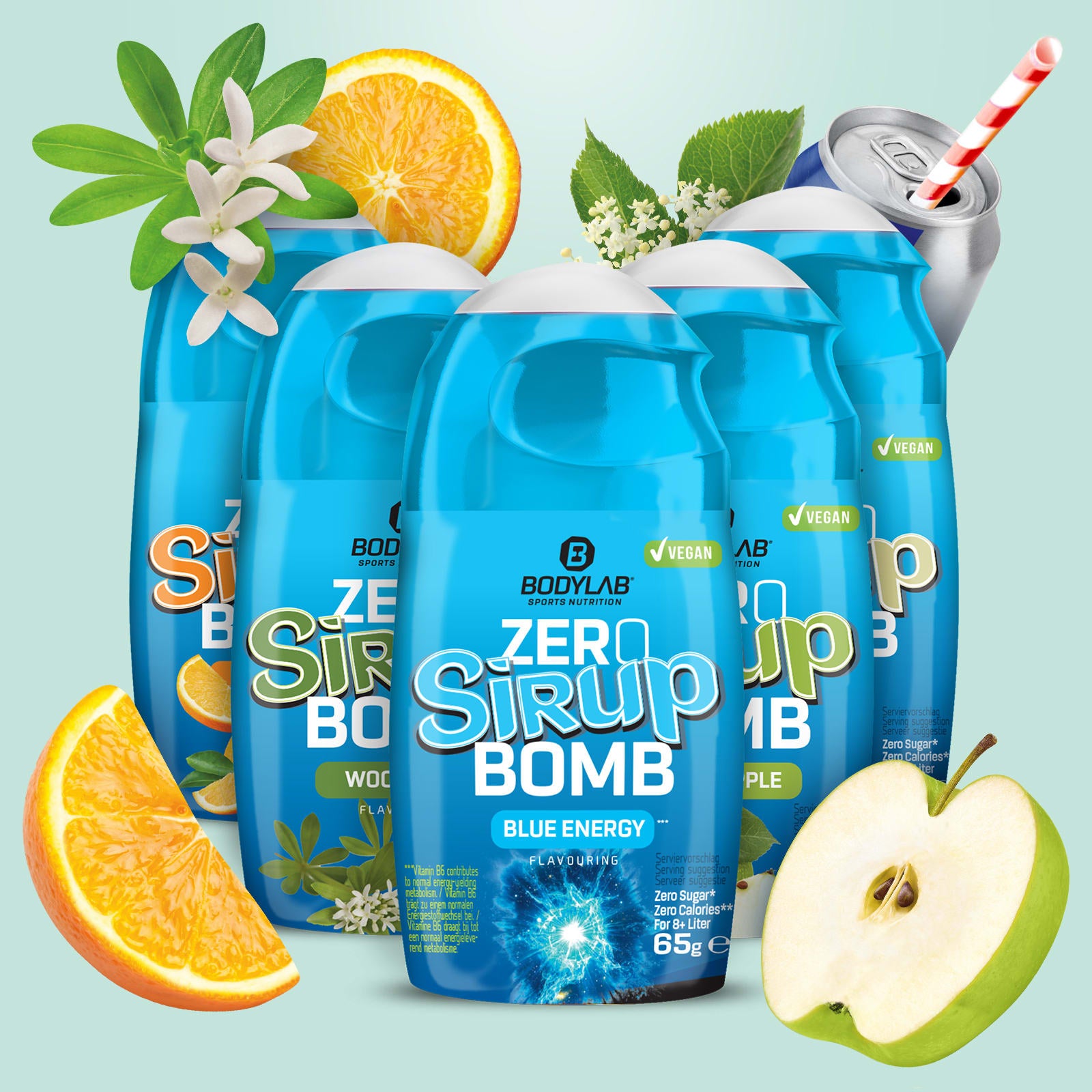 ZERO Sirup BOMB 1.0 - 3.0 Box  (5x65ml)