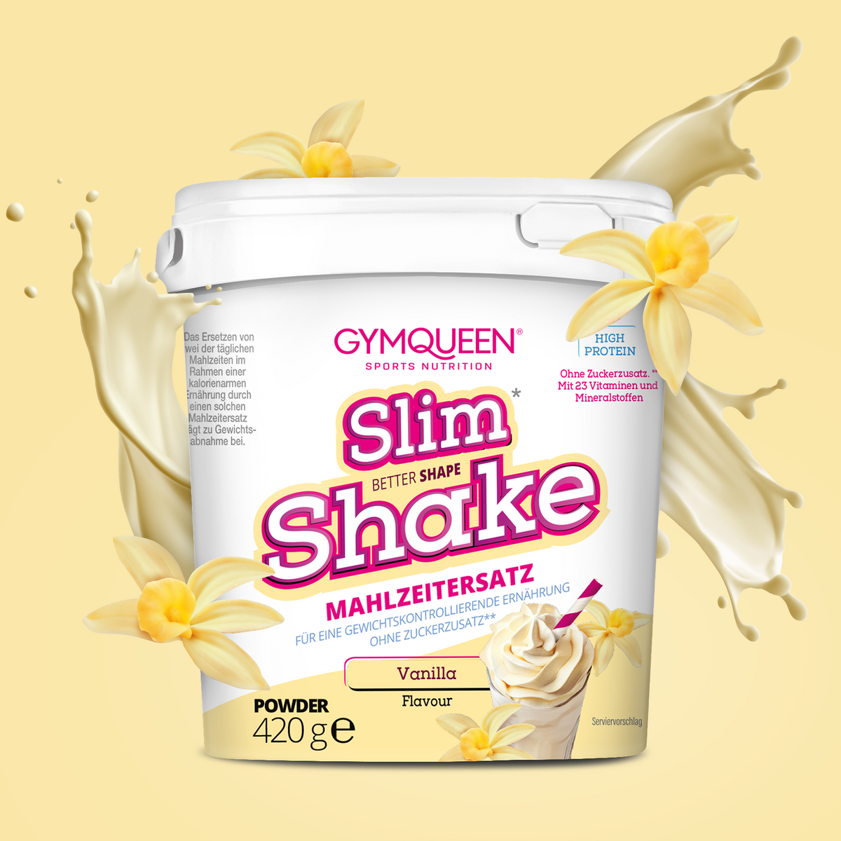Slim Shake Mahlzeitersatz-Shake (420g) Vanilla