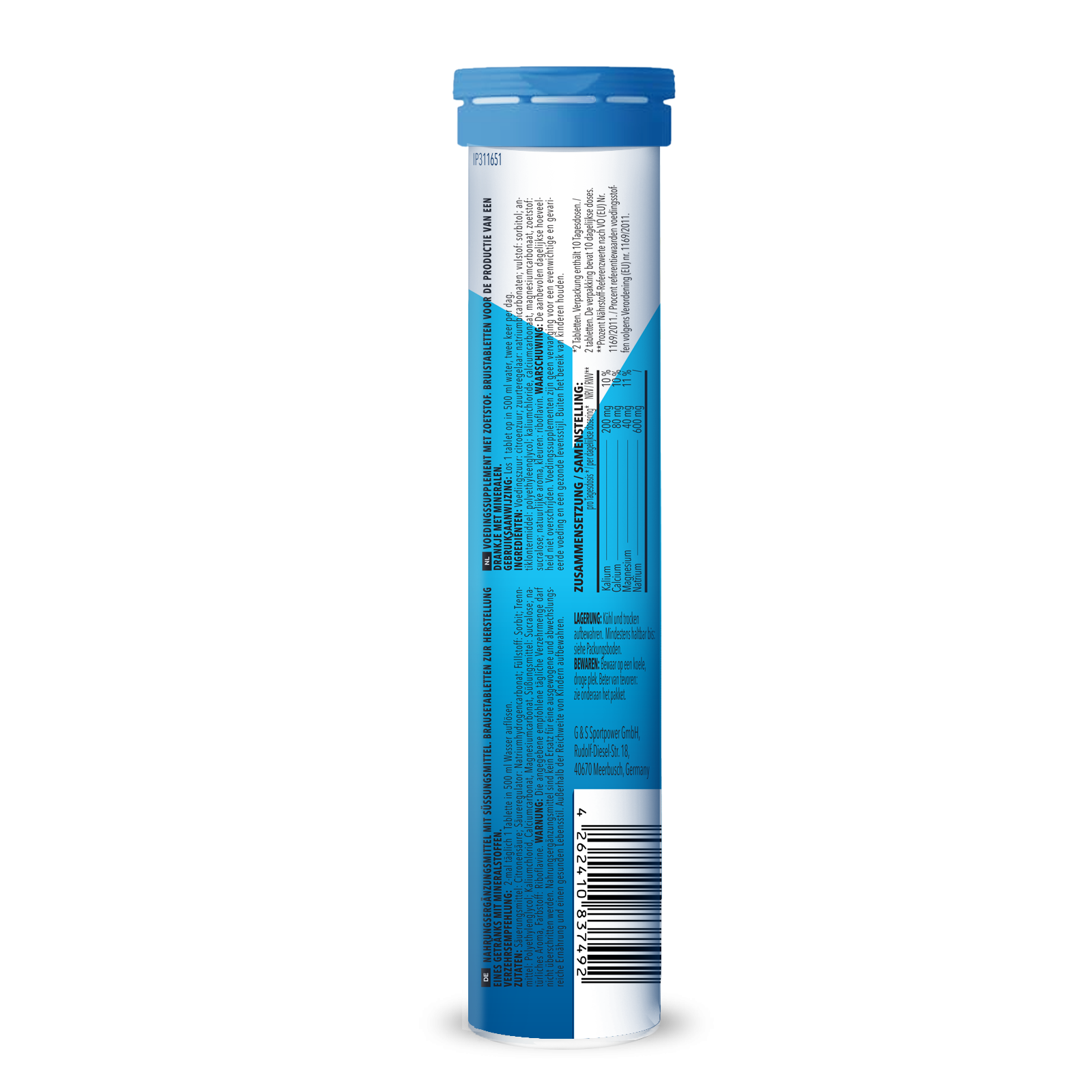 Electrolytes - 20 Brausetabletten - Lemon Flavouring