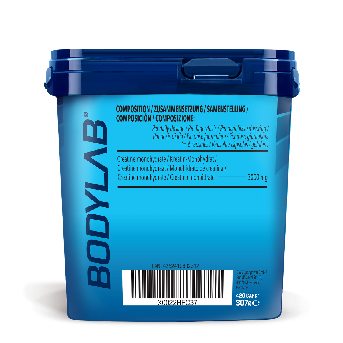 BIG PACK Créatine Monohydrate (420 gélules)
