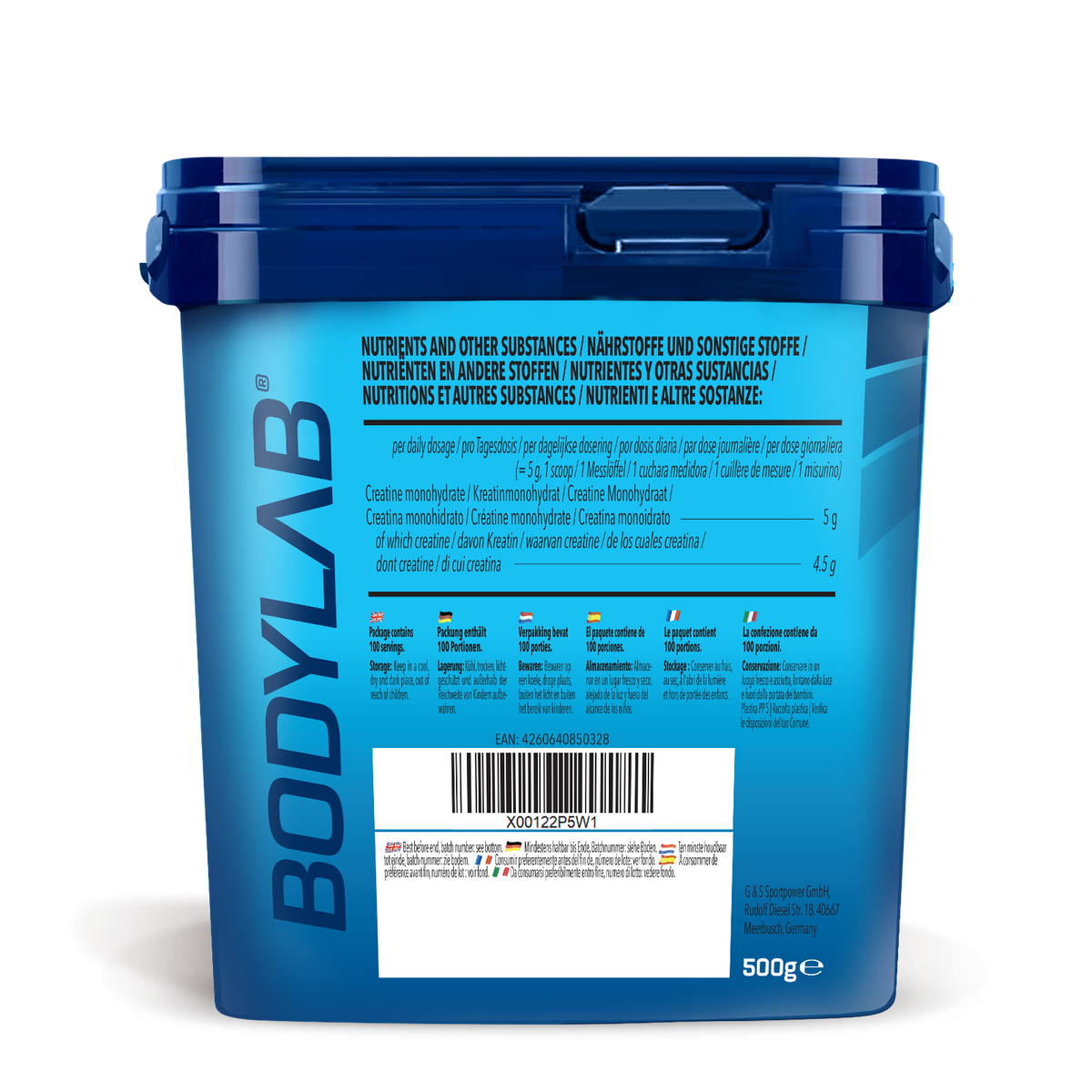 Créatine en poudre (500g)