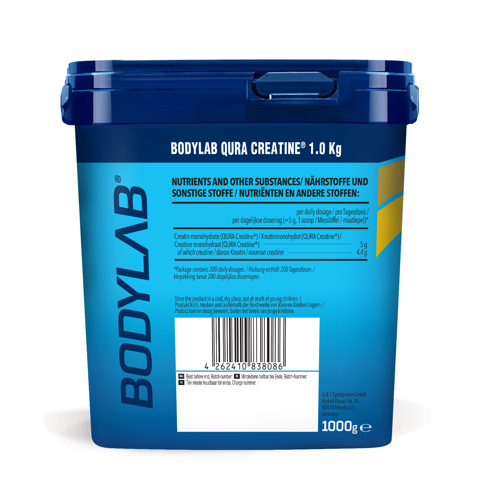 QURA Créatine™ Monohydrate (1000g)
