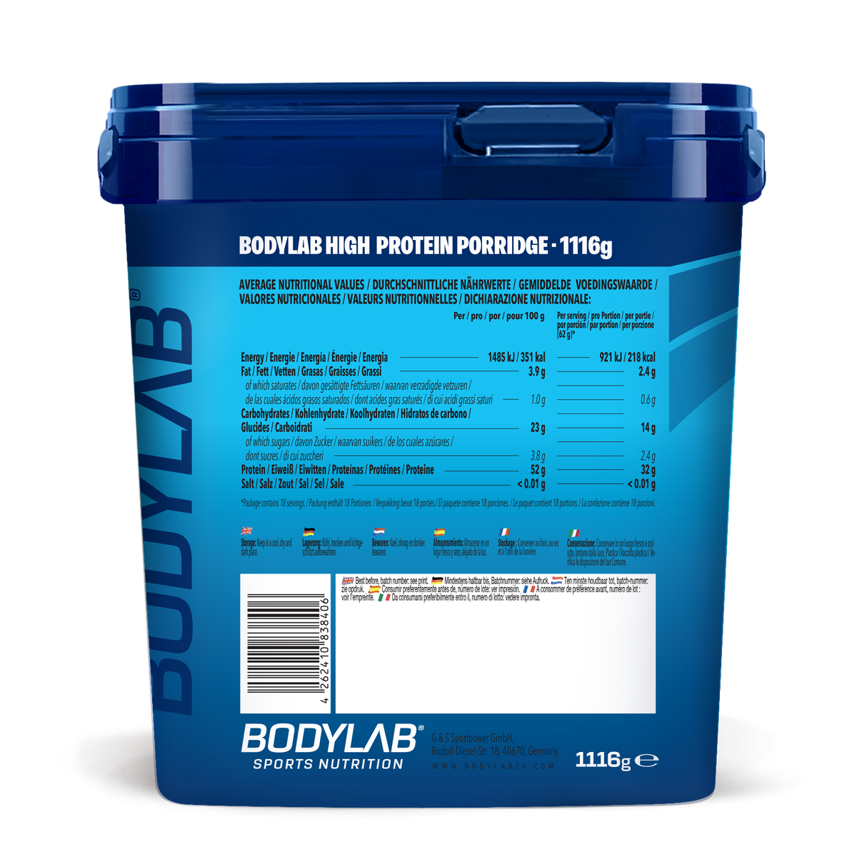 High Protein Porridge (1116g)