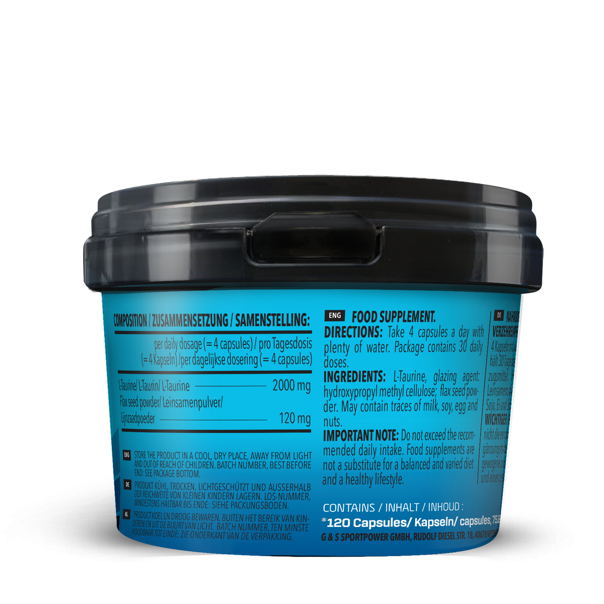 Taurine (120 gélules)