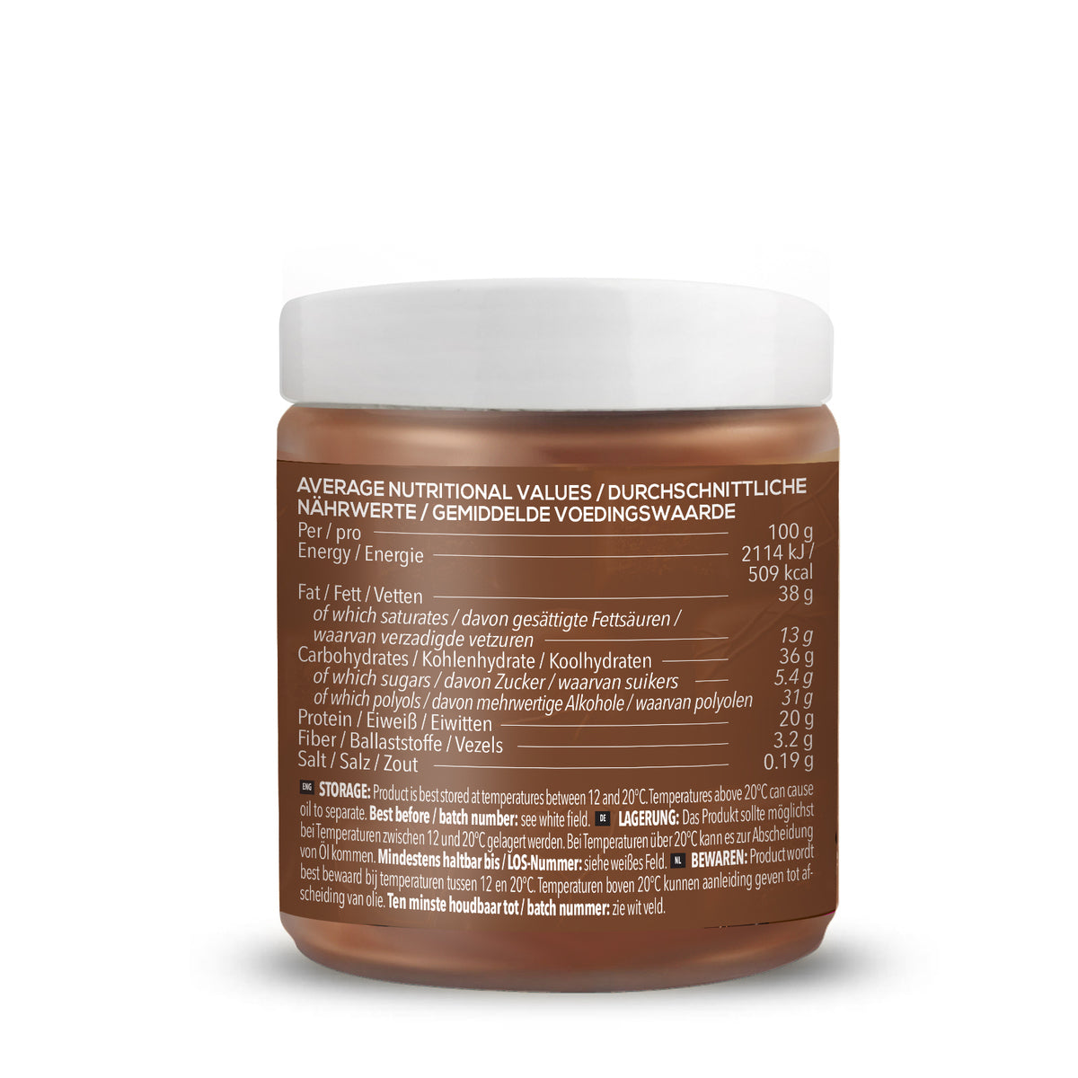 Pâte à tartiner protéinée saveur chocolat belge (330 g)