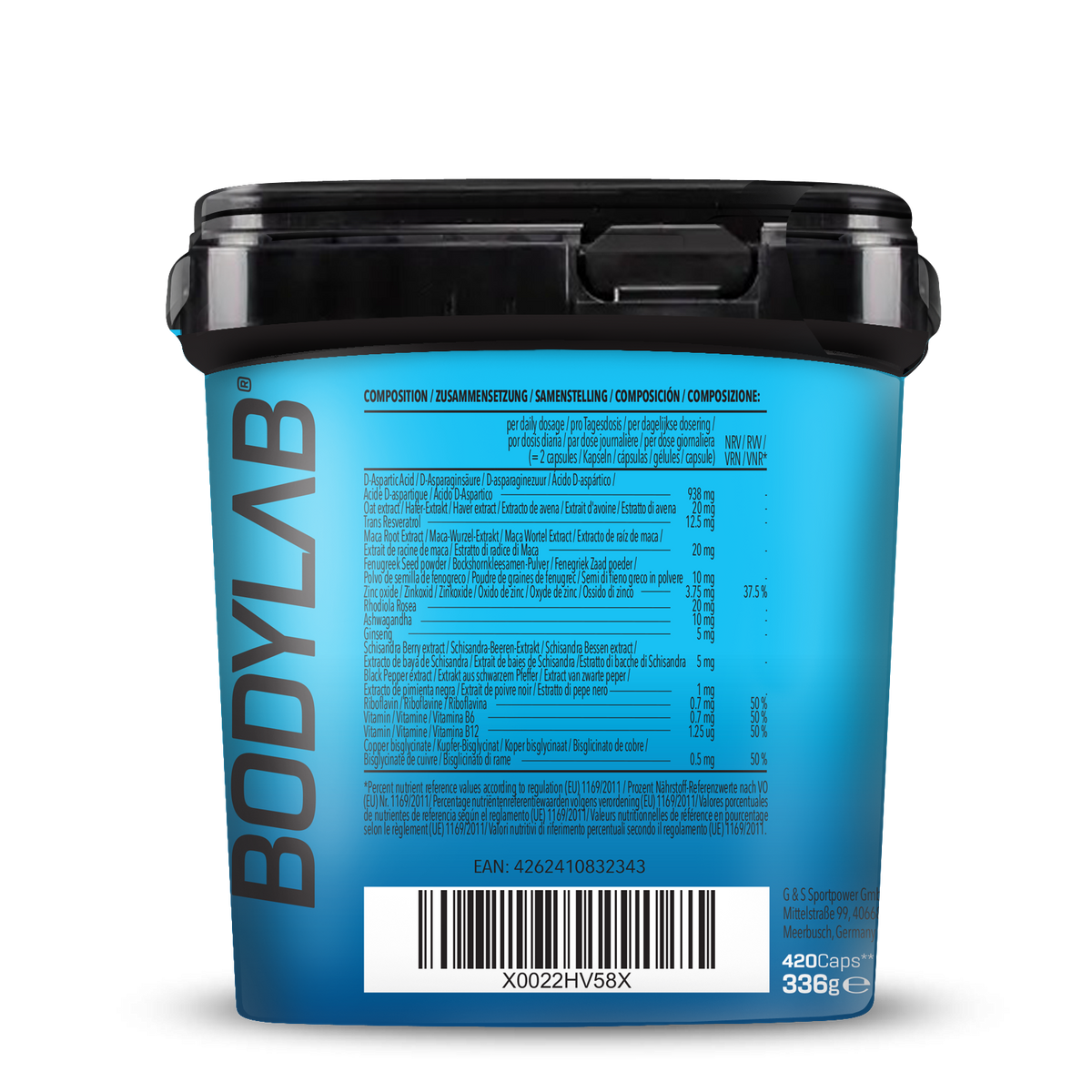 BIG PACK Testo Extreme 2.0 - nouvelle formule (420 gélules)