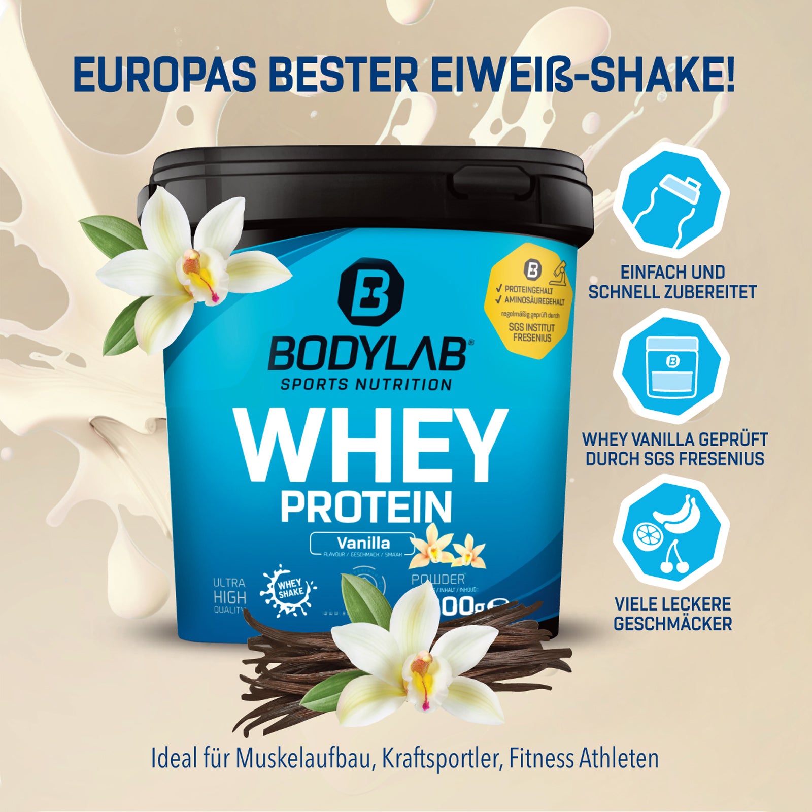 EXKLUSIVER DEAL: 5für2 Muskelpower-Deal mit Whey, Creatine, Omega-3 & Ashwagandha