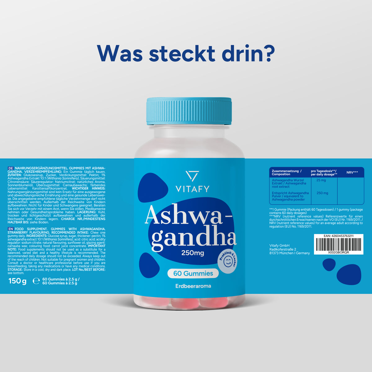 Ashwagandha (60 Gummies)