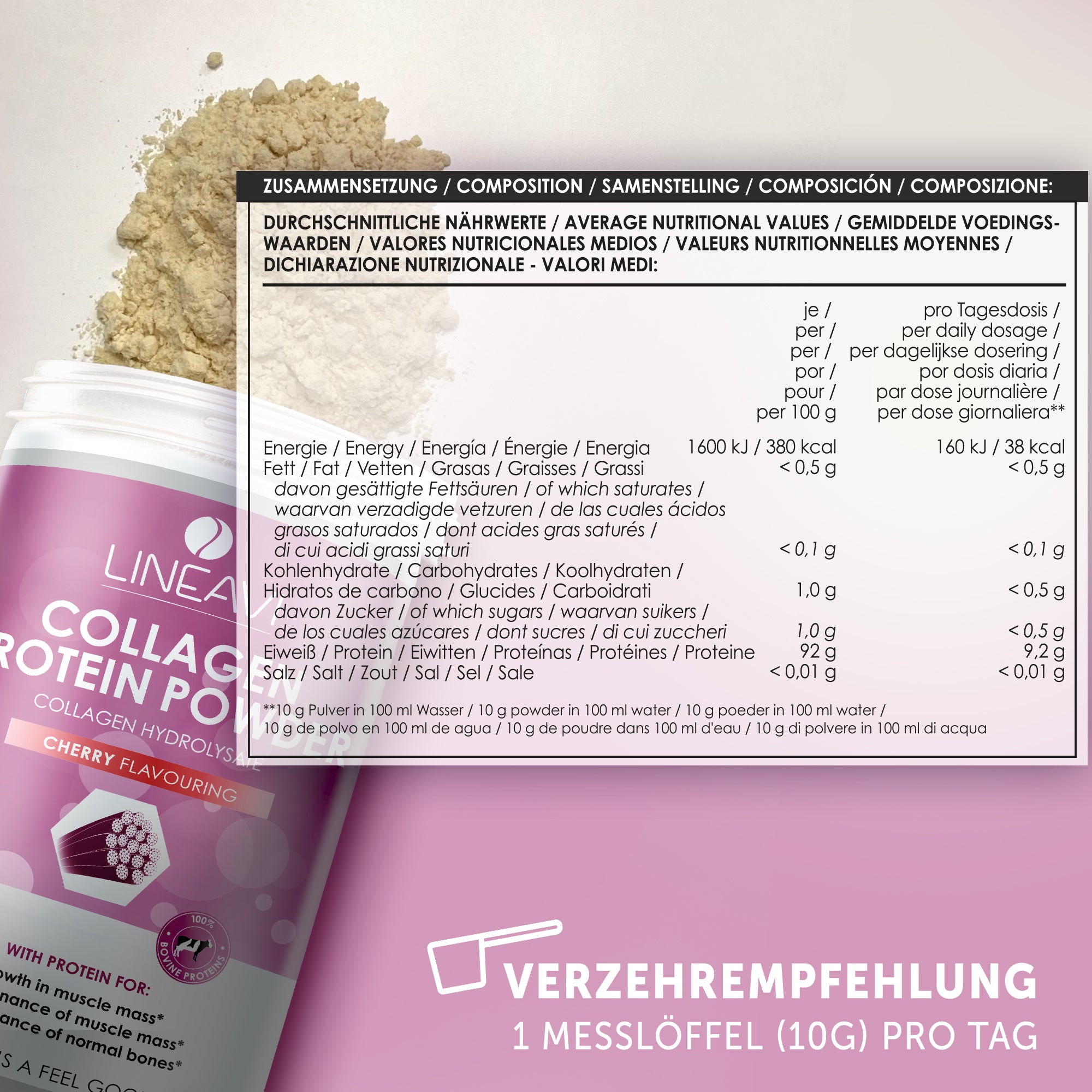 LINEAVI Kollagen Proteinpulver (400g)