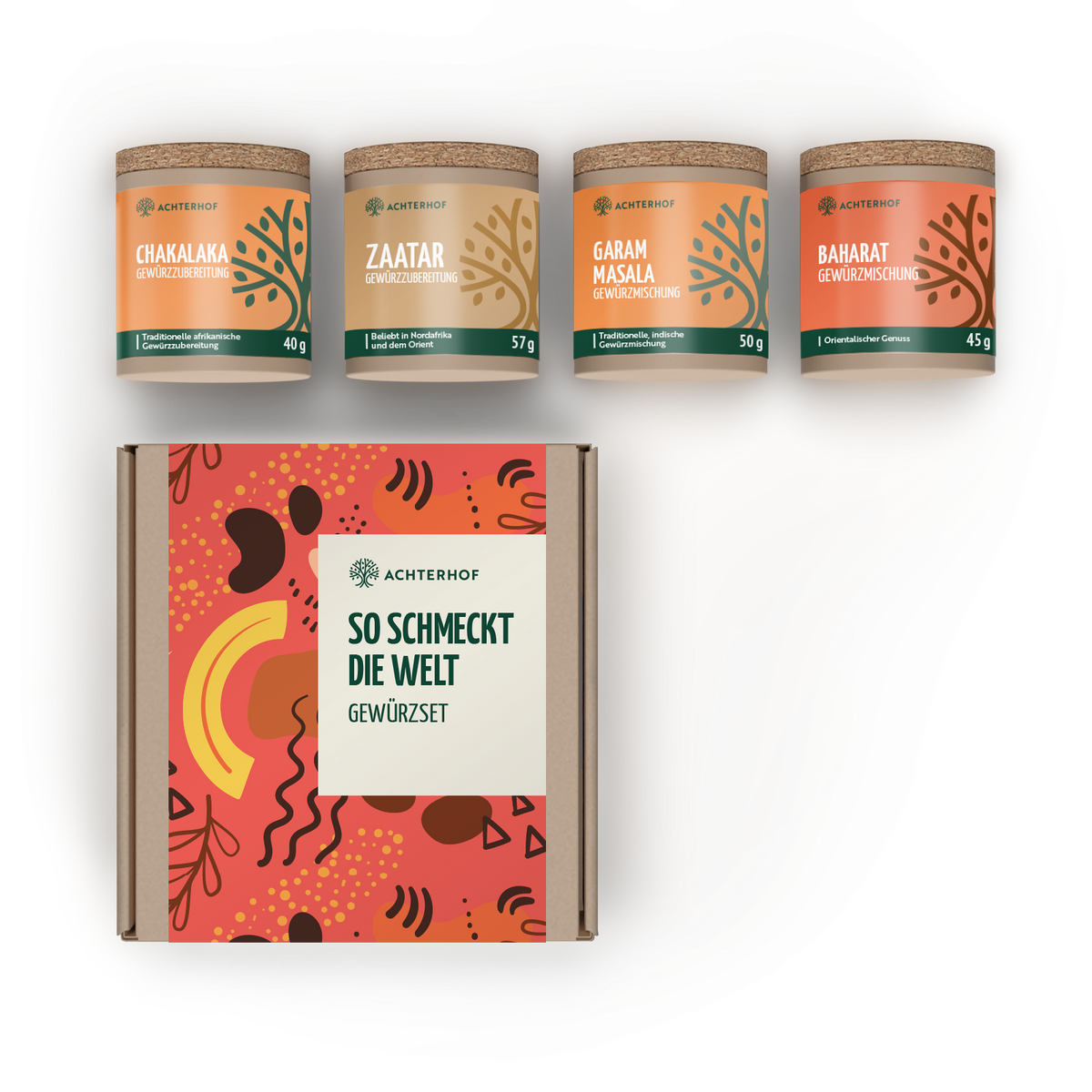 Coffret d'épices Le goût du monde
