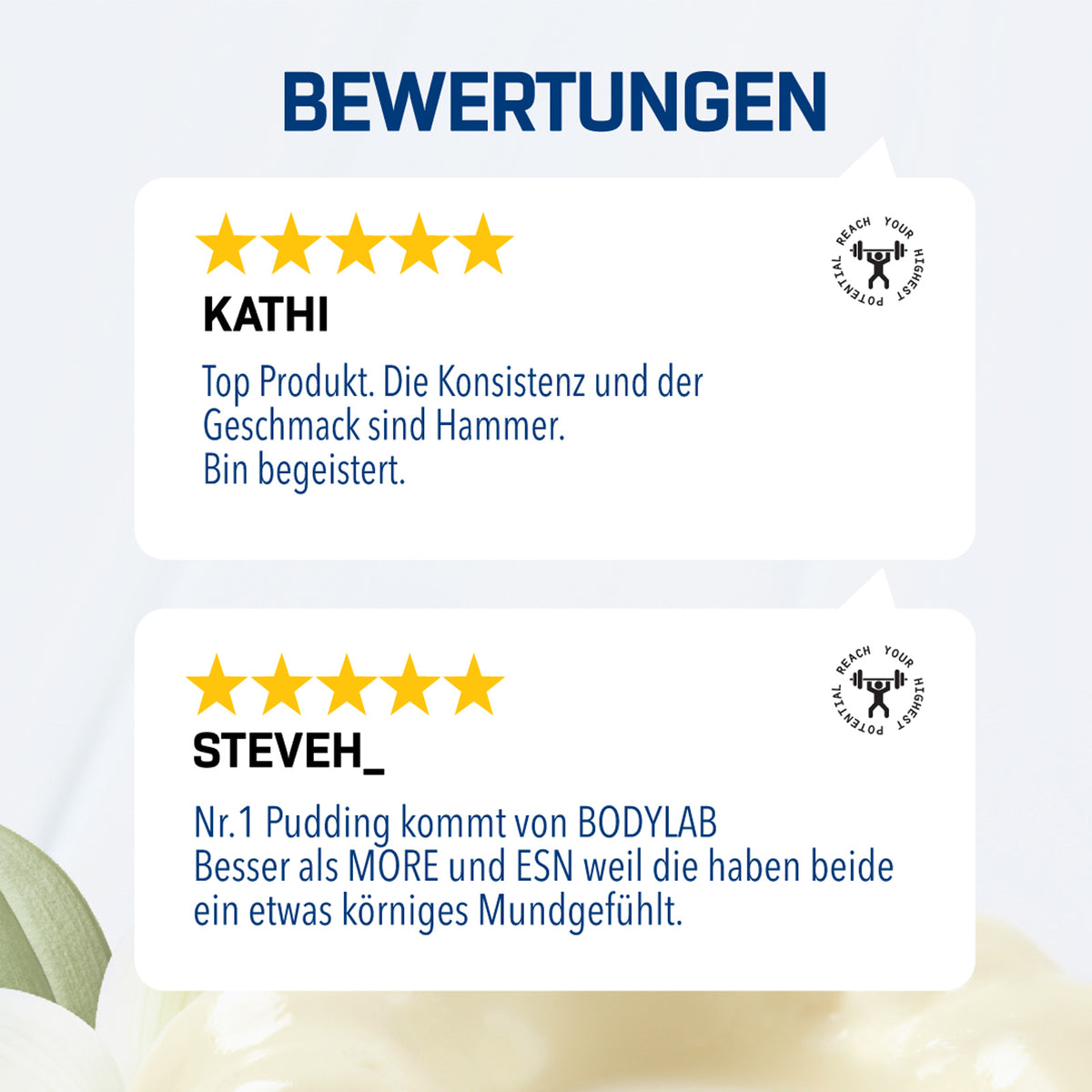 2 x pudding protéiné (1000g)