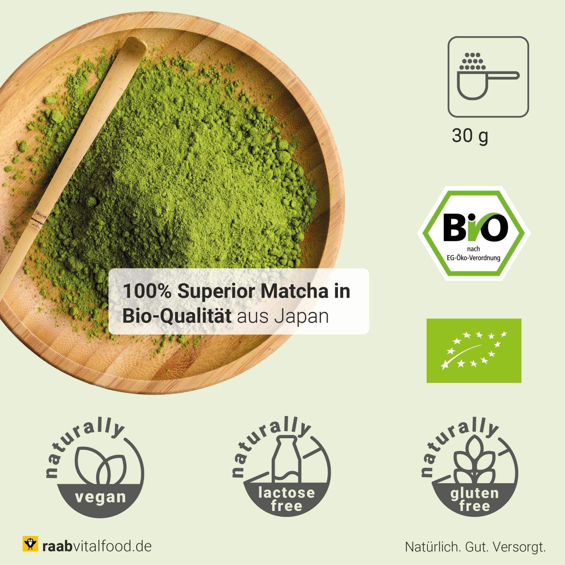 Bio Matcha Superior Pulver (30g)