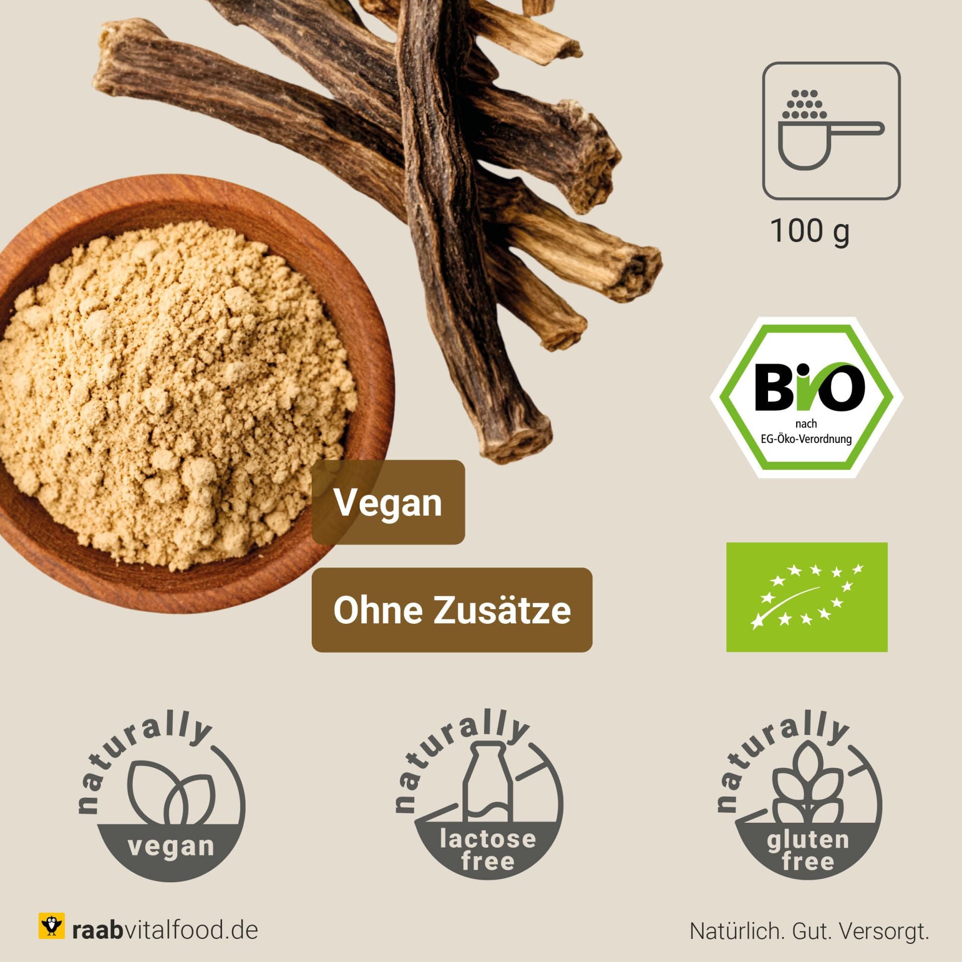 Bio Ashwagandha Pulver (100g)