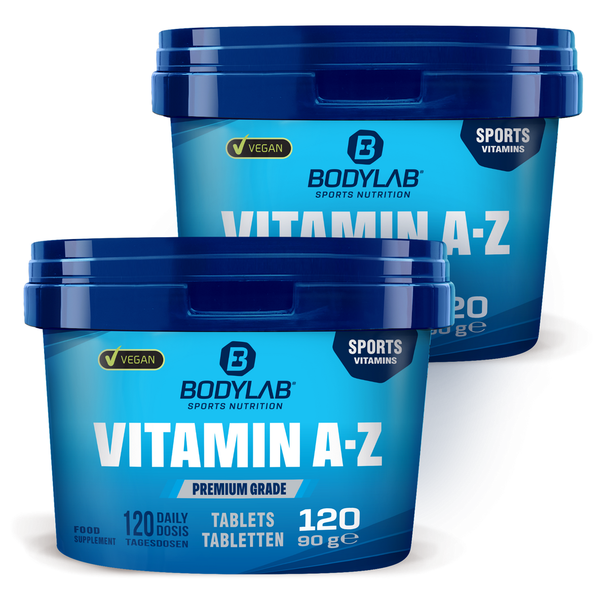 2 x Vitamine A-Z (120 comprimés chacun)