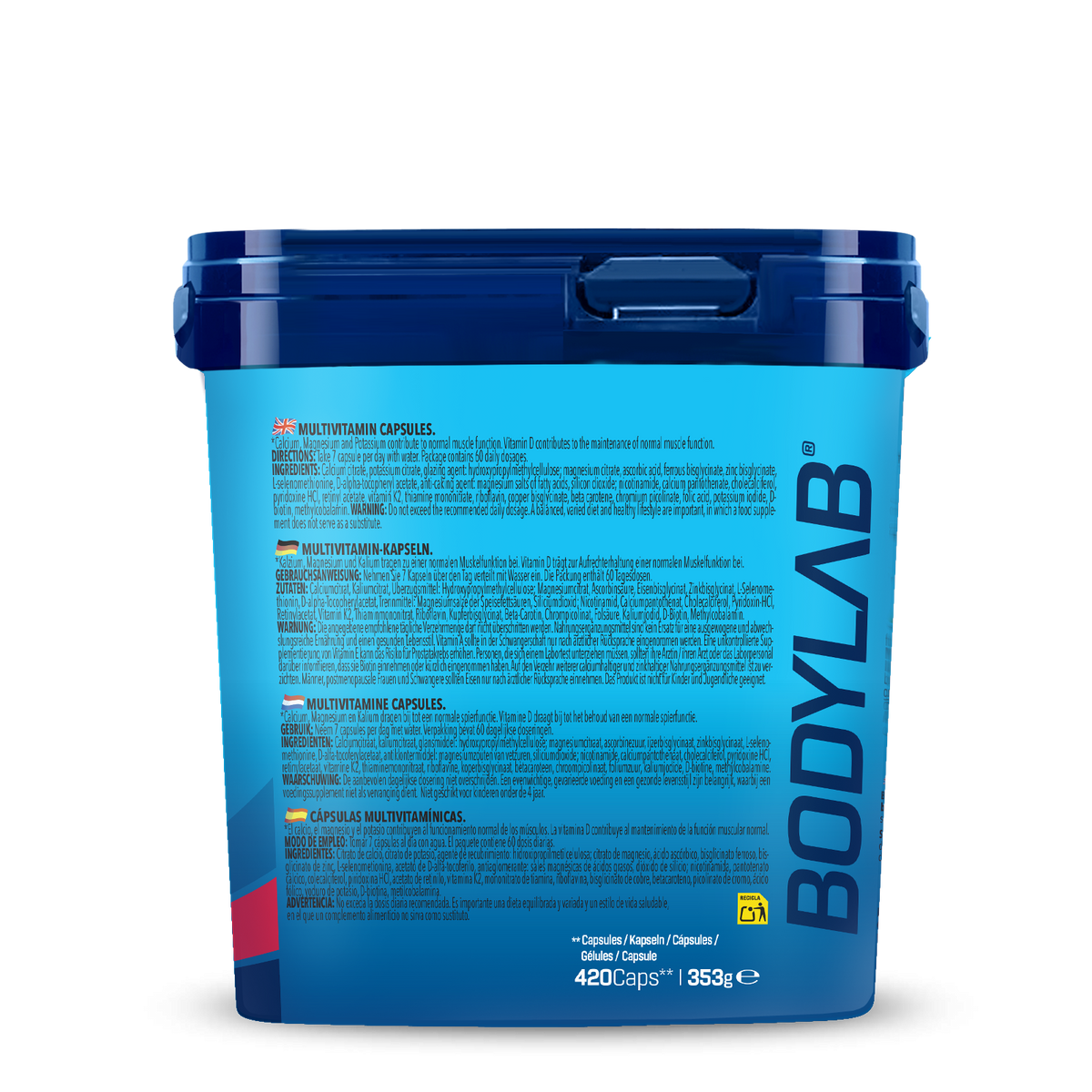 BIG PACK Bodybuilder Stack 2.0 (420 gélules)