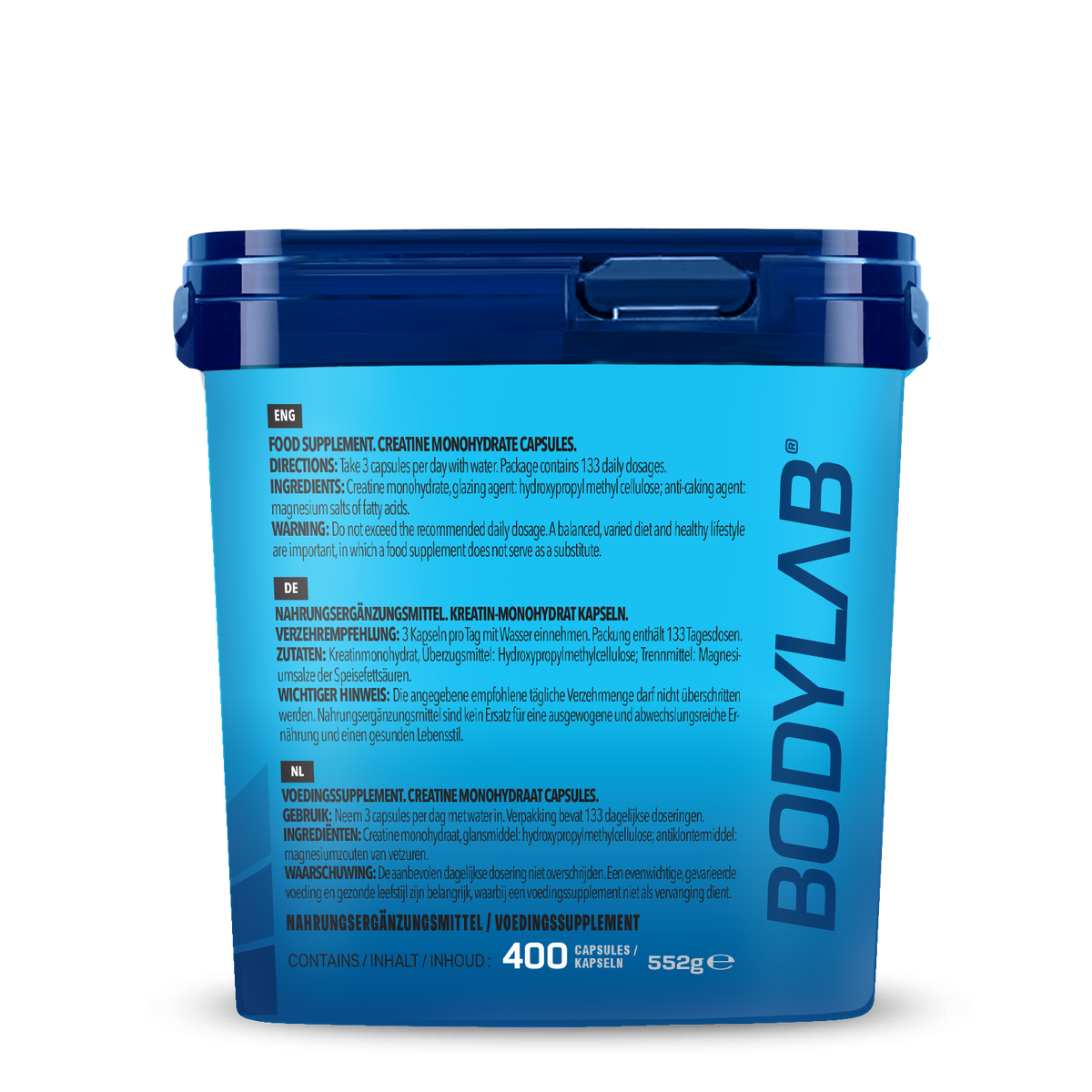 Créatine Monohydrate Mega Caps (400 gélules)