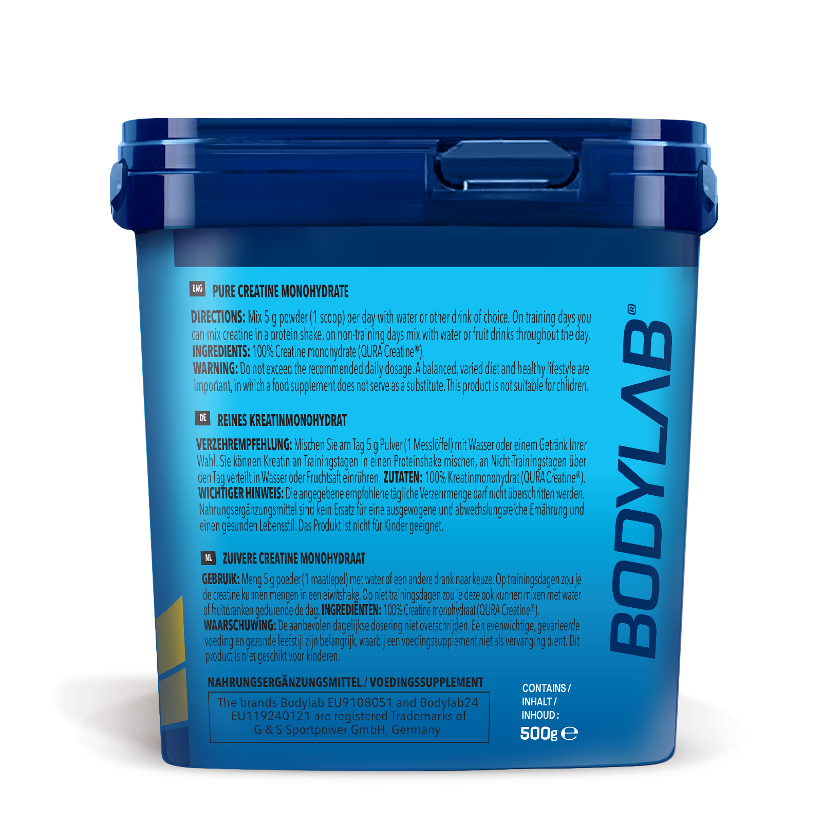 Créatine QURA™ Monohydrate (500g)