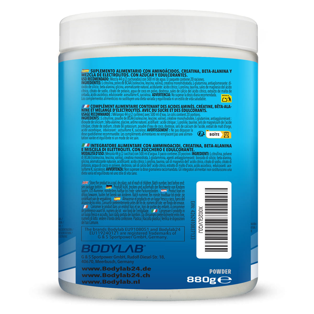 Daily Basic Powder Ice Tea Peach (880g)