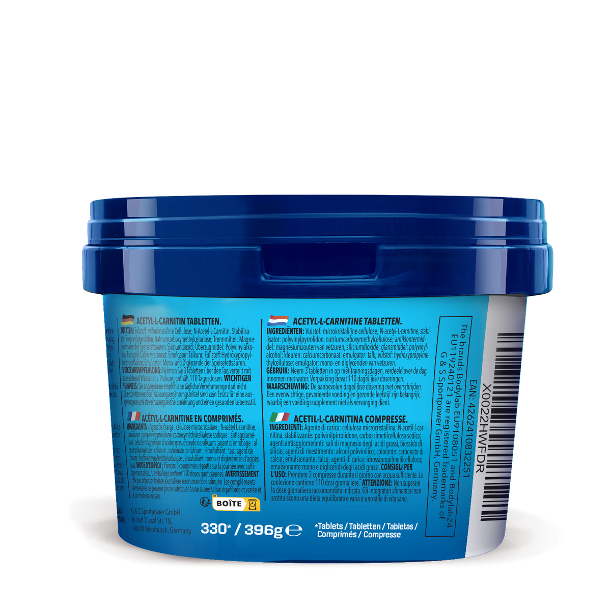 BIG PACK Acétyl L-Carnitine (330 comprimés)