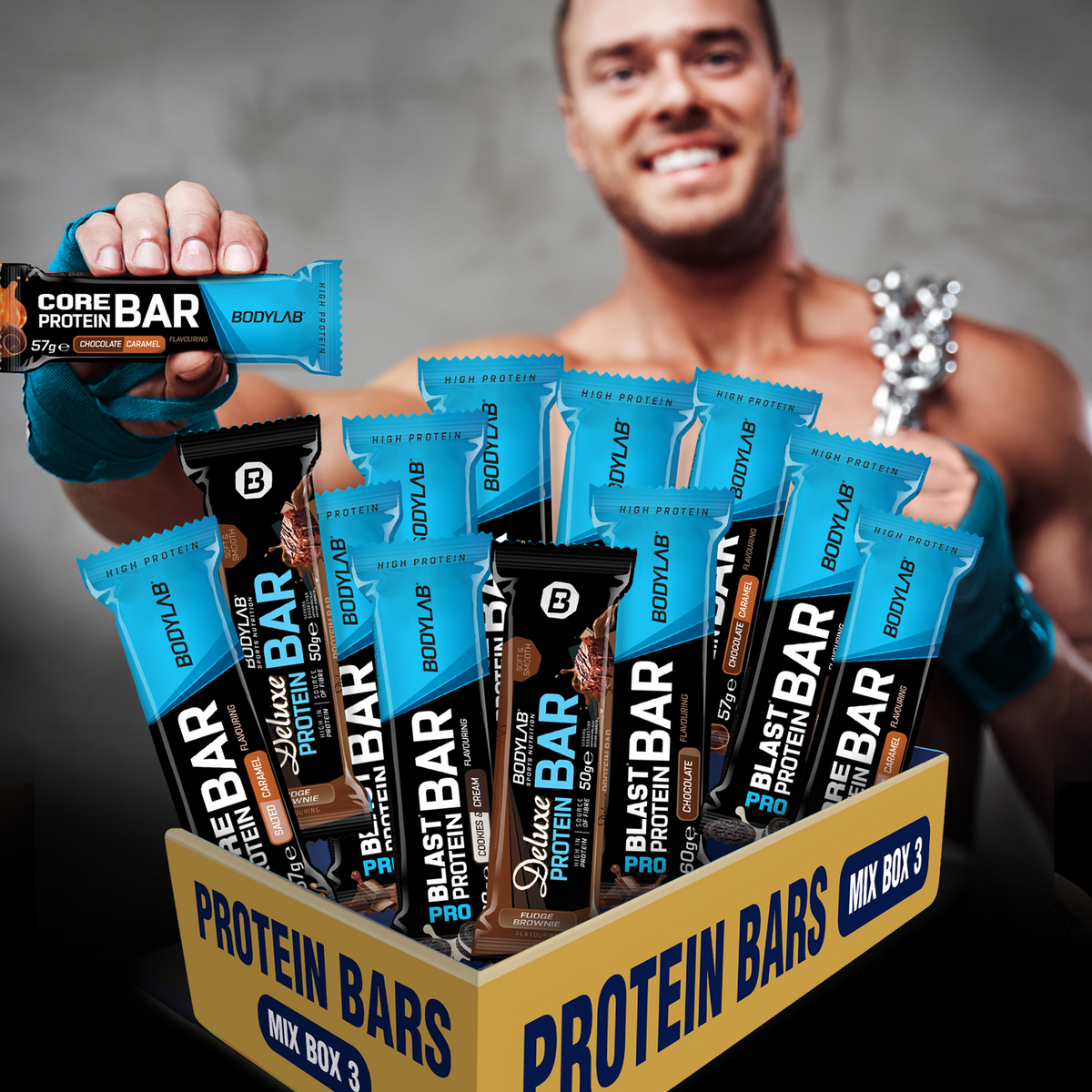 Boîte Mix de Barres Protéinées 3 (12x50-60g)