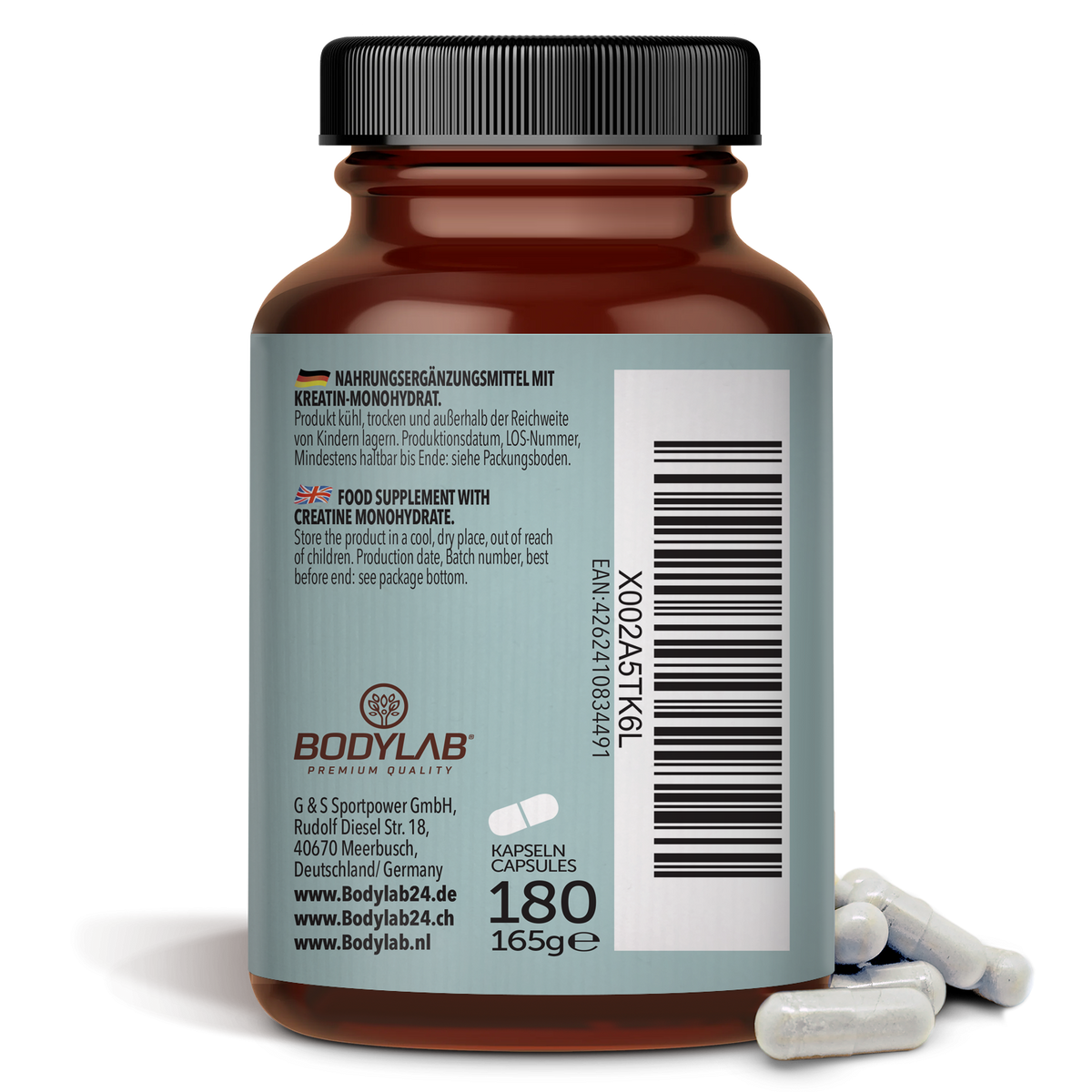 2 x Créatine Monohydrate (2 x 180 gélules)