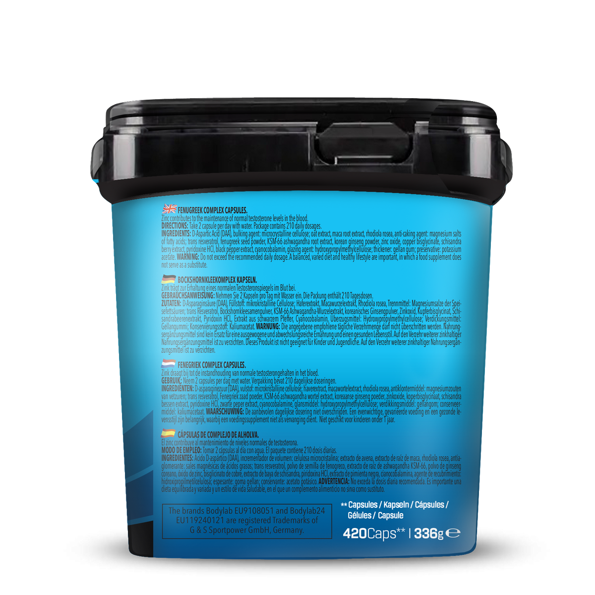 BIG PACK Testo Extreme 2.0 - nouvelle formule (420 gélules)