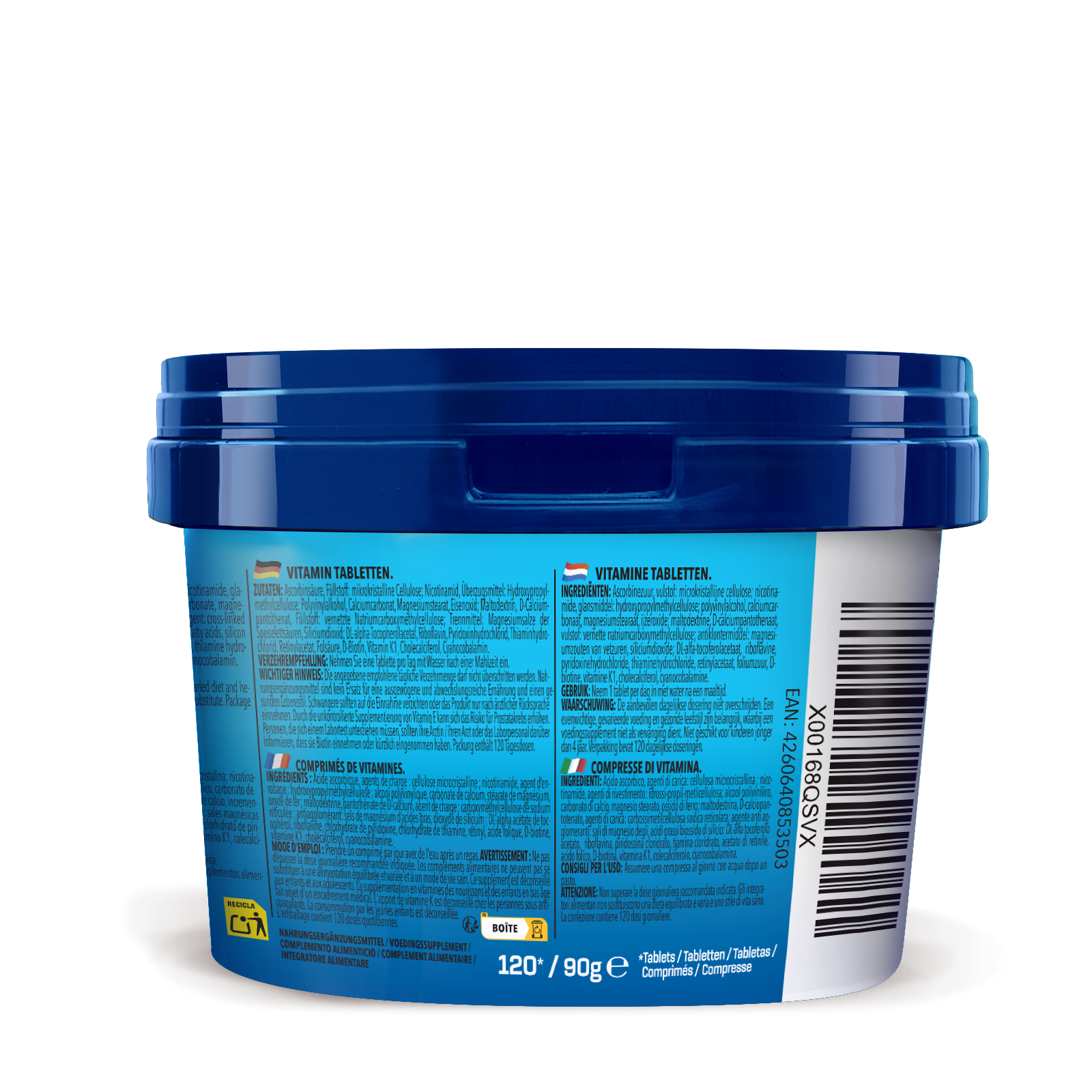 2 x Vitamine A-Z (120 comprimés chacun)