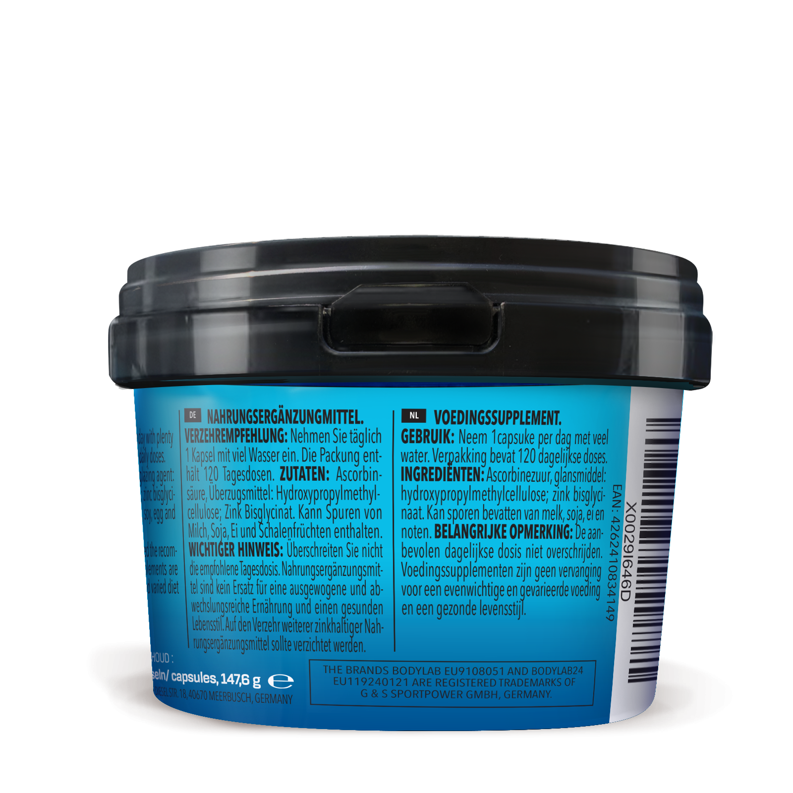 Vitamine C + Zinc (120 gélules)