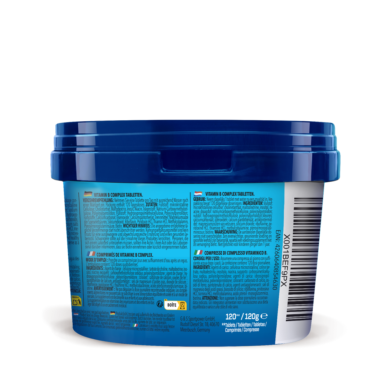 Complexe de vitamines B (120 comprimés)