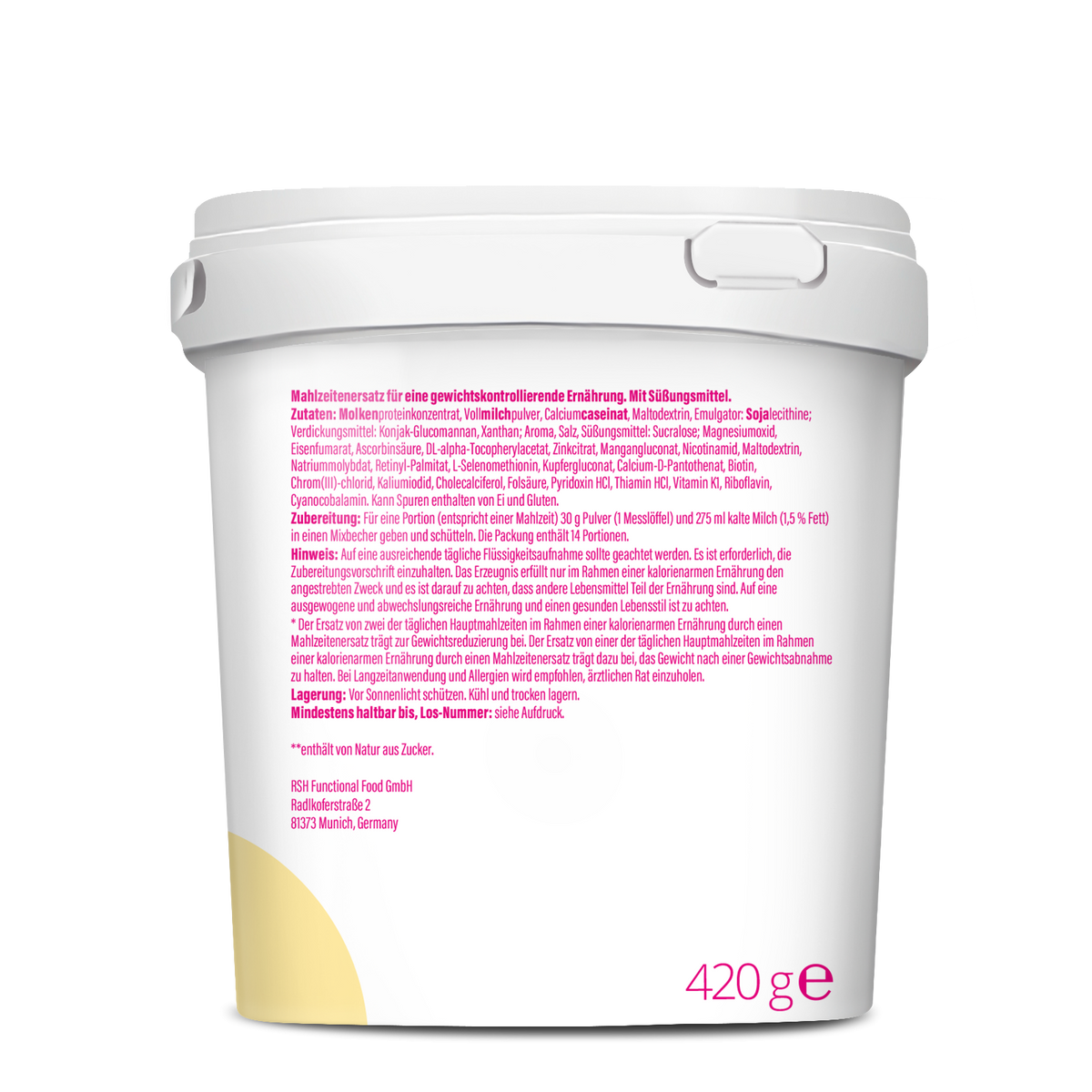 Slim Shake Mahlzeitersatz-Shake (420g) Vanilla