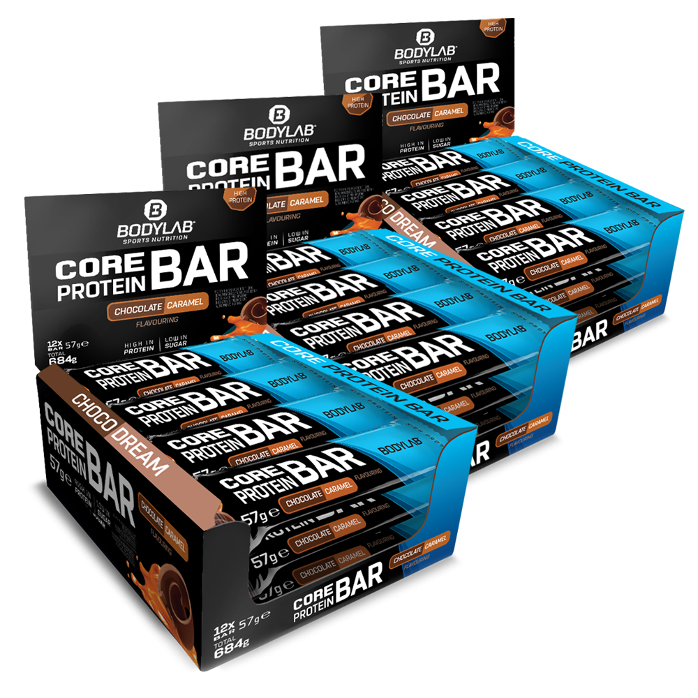 3 x Core Protein Bar (je 12 x 57g)