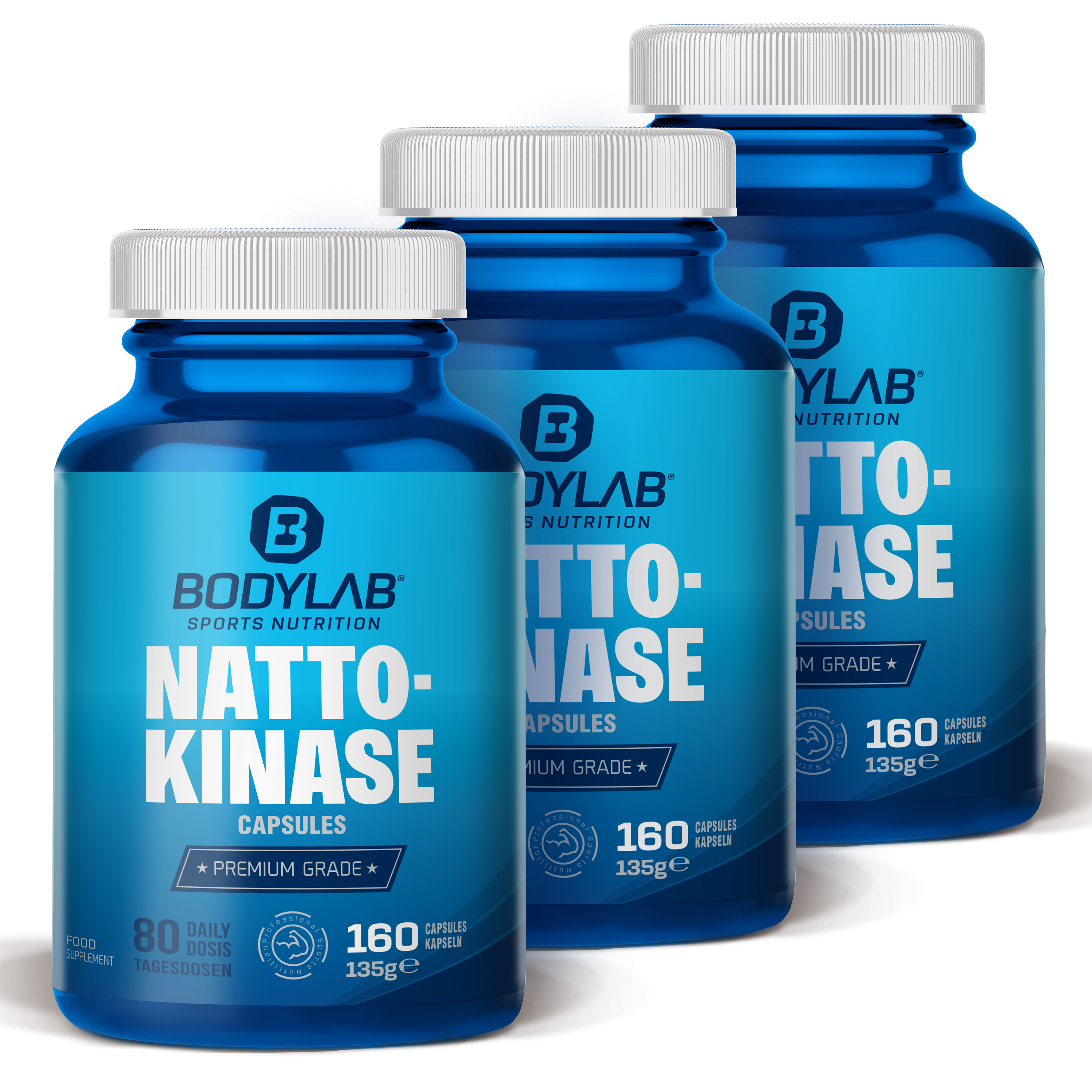 3 x Nattokinase (je 160 Kapseln)
