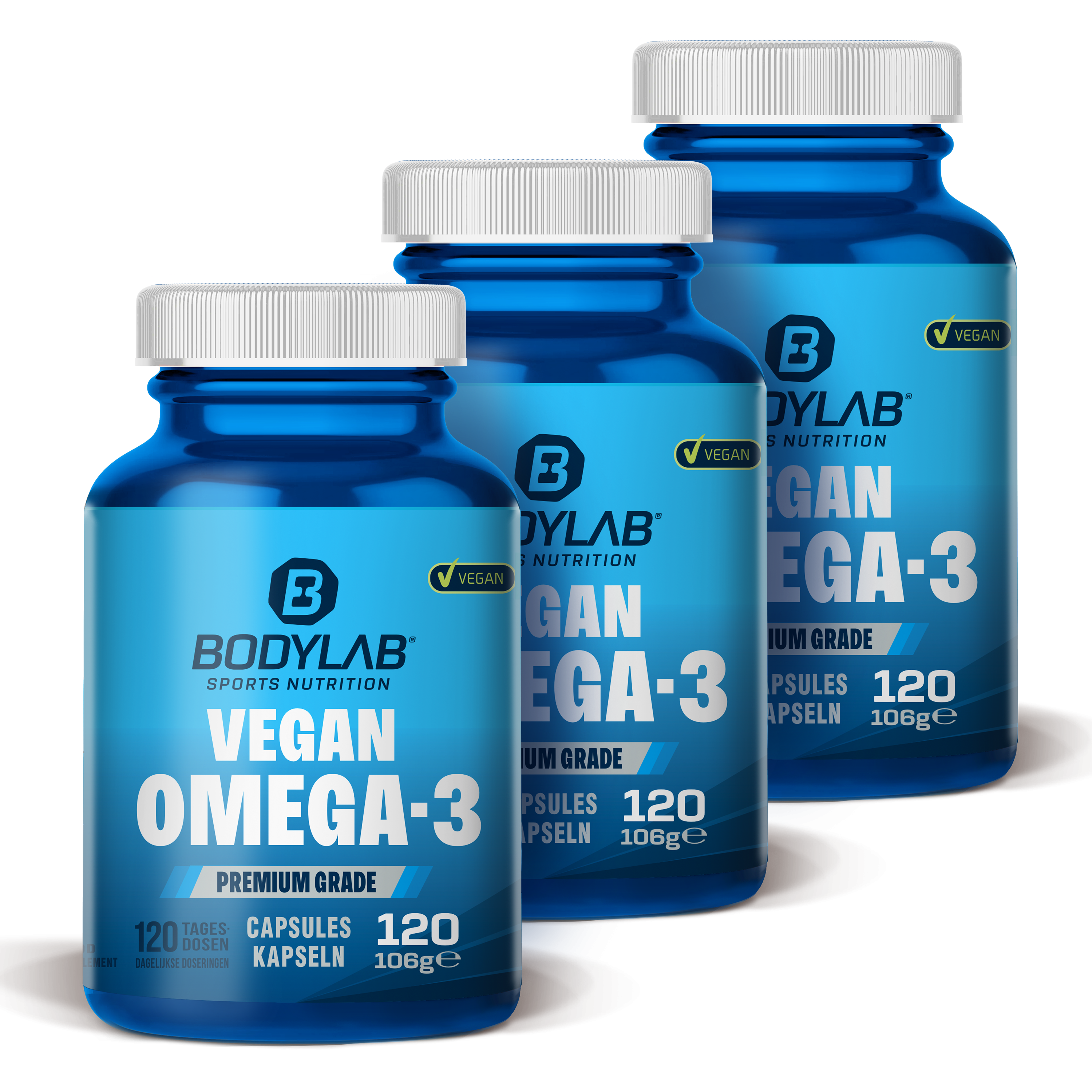 3 x Vegan Omega 3 (120 gélules)
