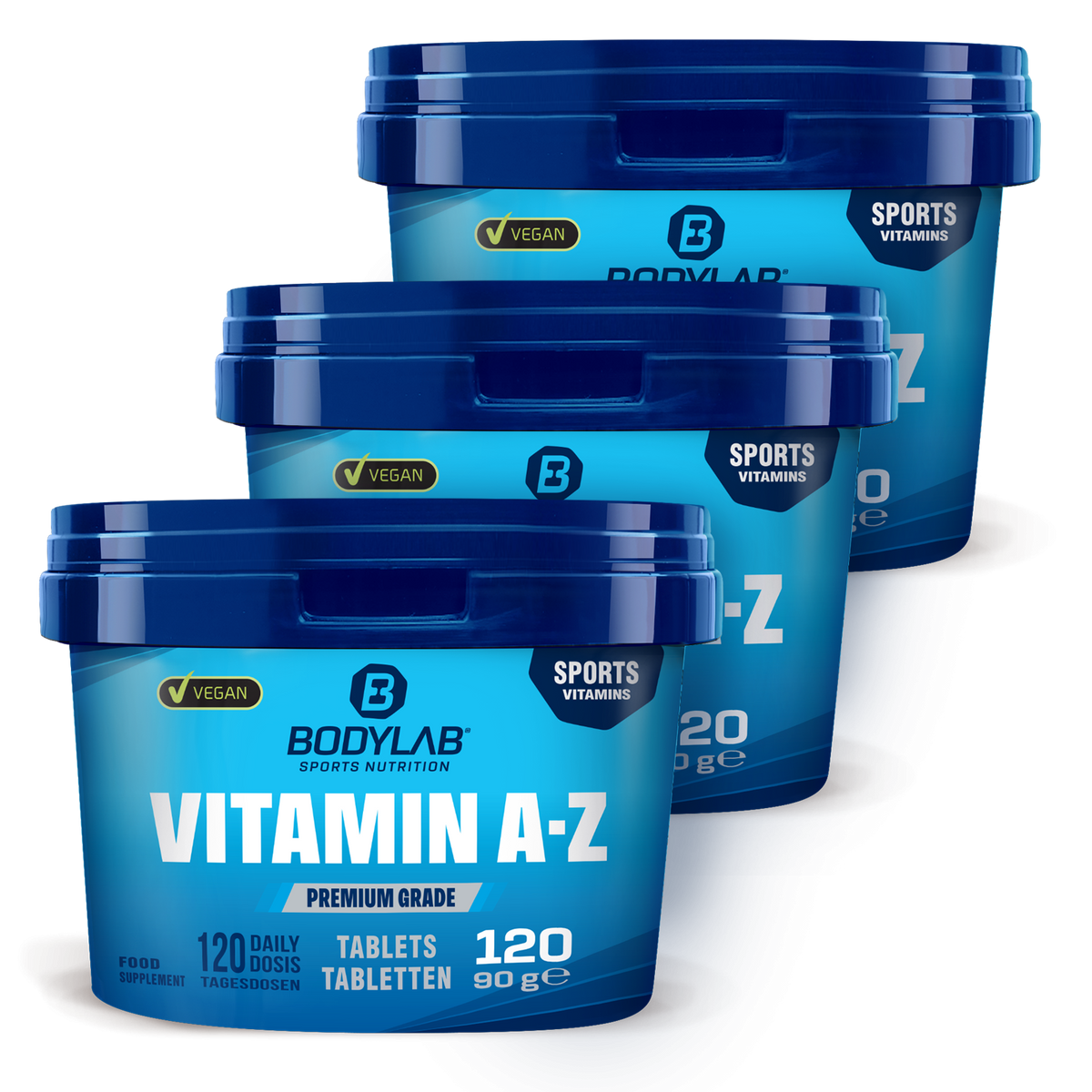3 x Vitamin A-Z (je 120 Tabletten)