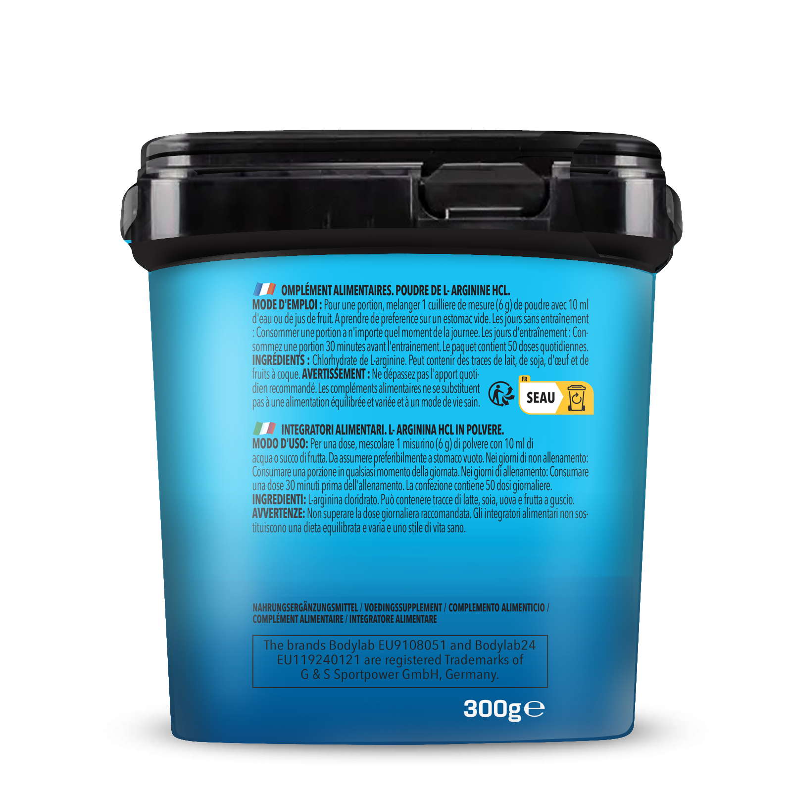 Arginine HCl Powder (300g)