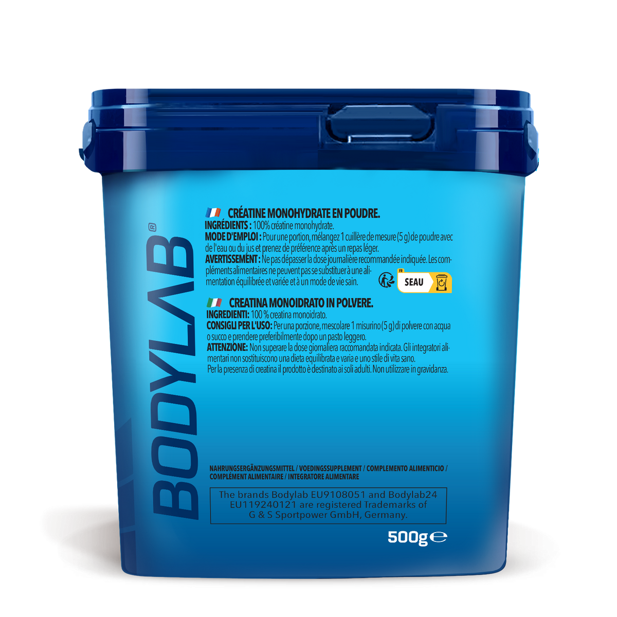 Créatine en poudre (500g)