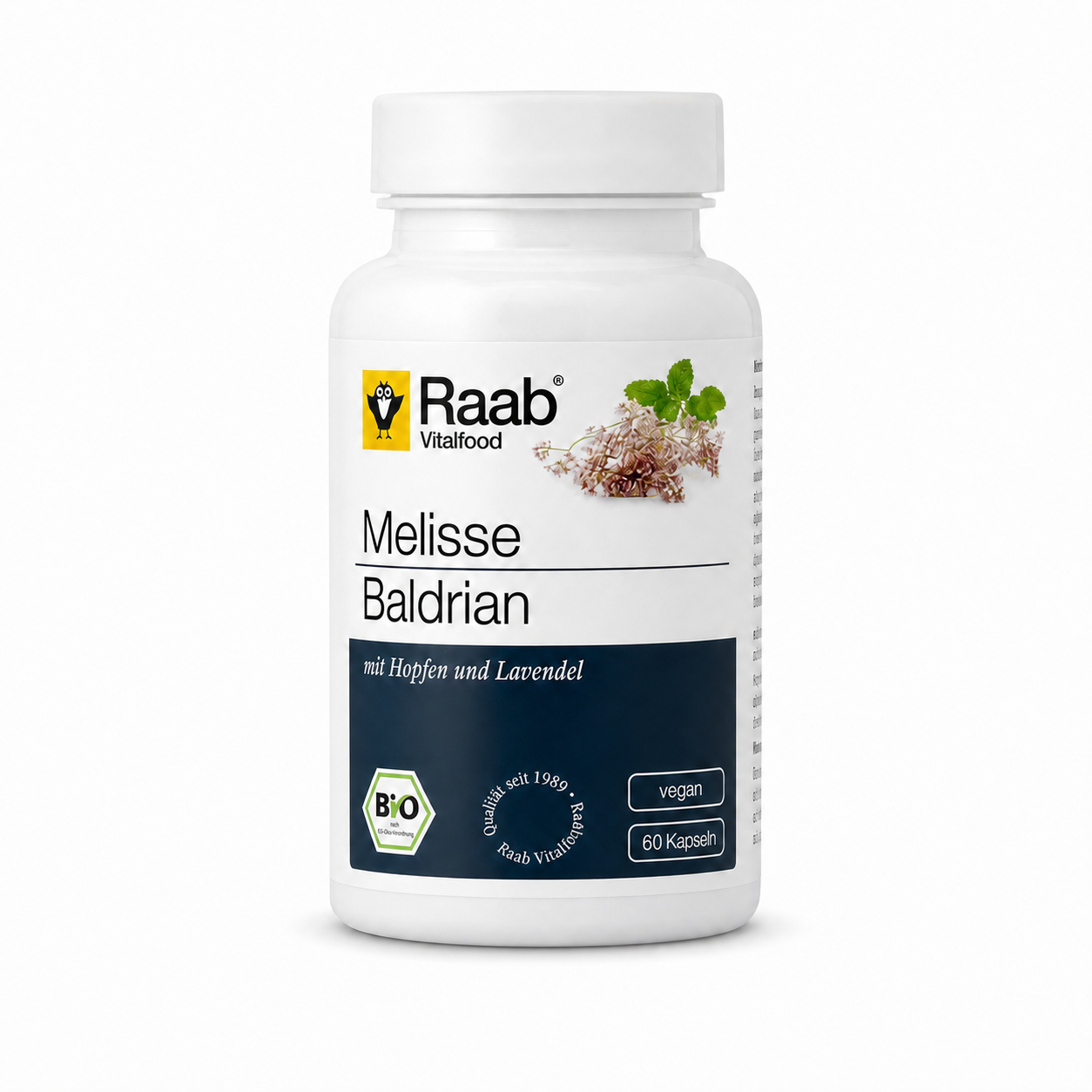 Mélisse Valériane bio (60 gélules)