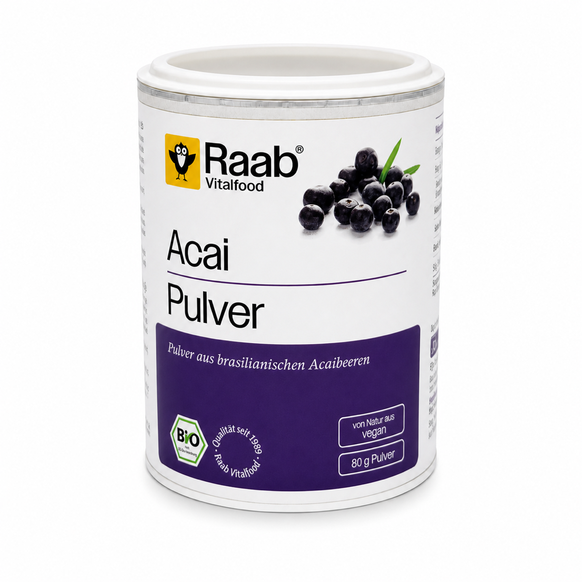 Poudre d'açaï biologique (80g)