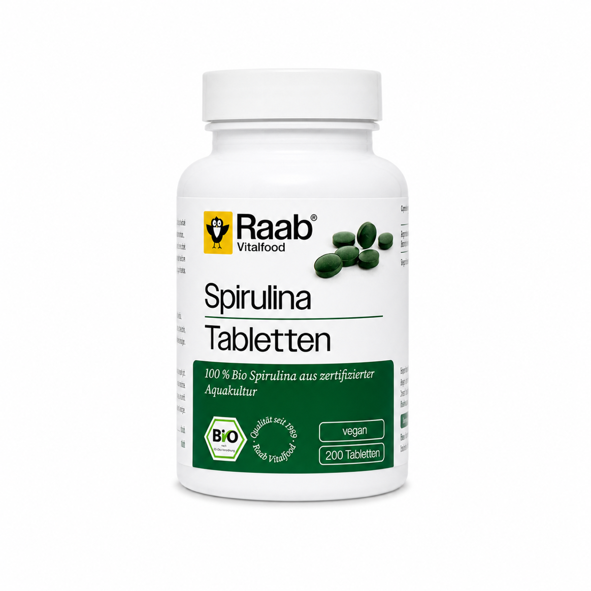 Comprimés de spiruline bio (200 comprimés)