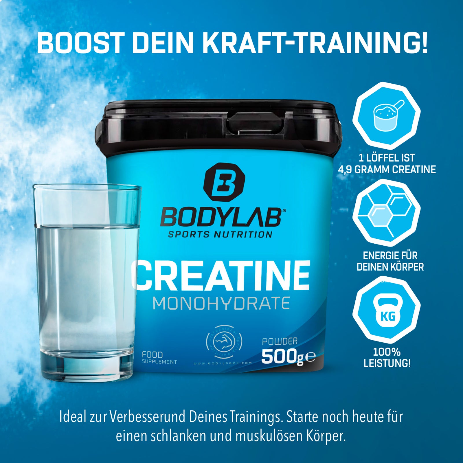 EXKLUSIVER DEAL: 5Für2 Protein-Powerpack mit  2 x 2 kg Whey & GRATIS Whey + Creatine + Omega-3