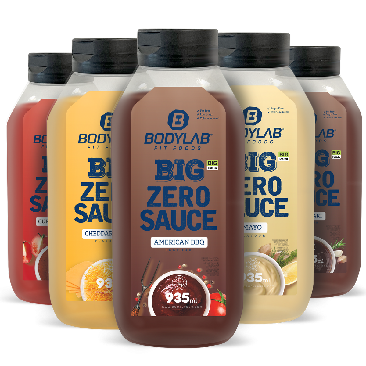 5 x Big ZERO Sauce (je 935ml)