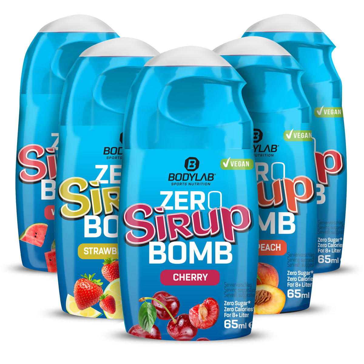 MIX IT - 5 x BOMB de sirop ZÉRO (65 ml chaque)