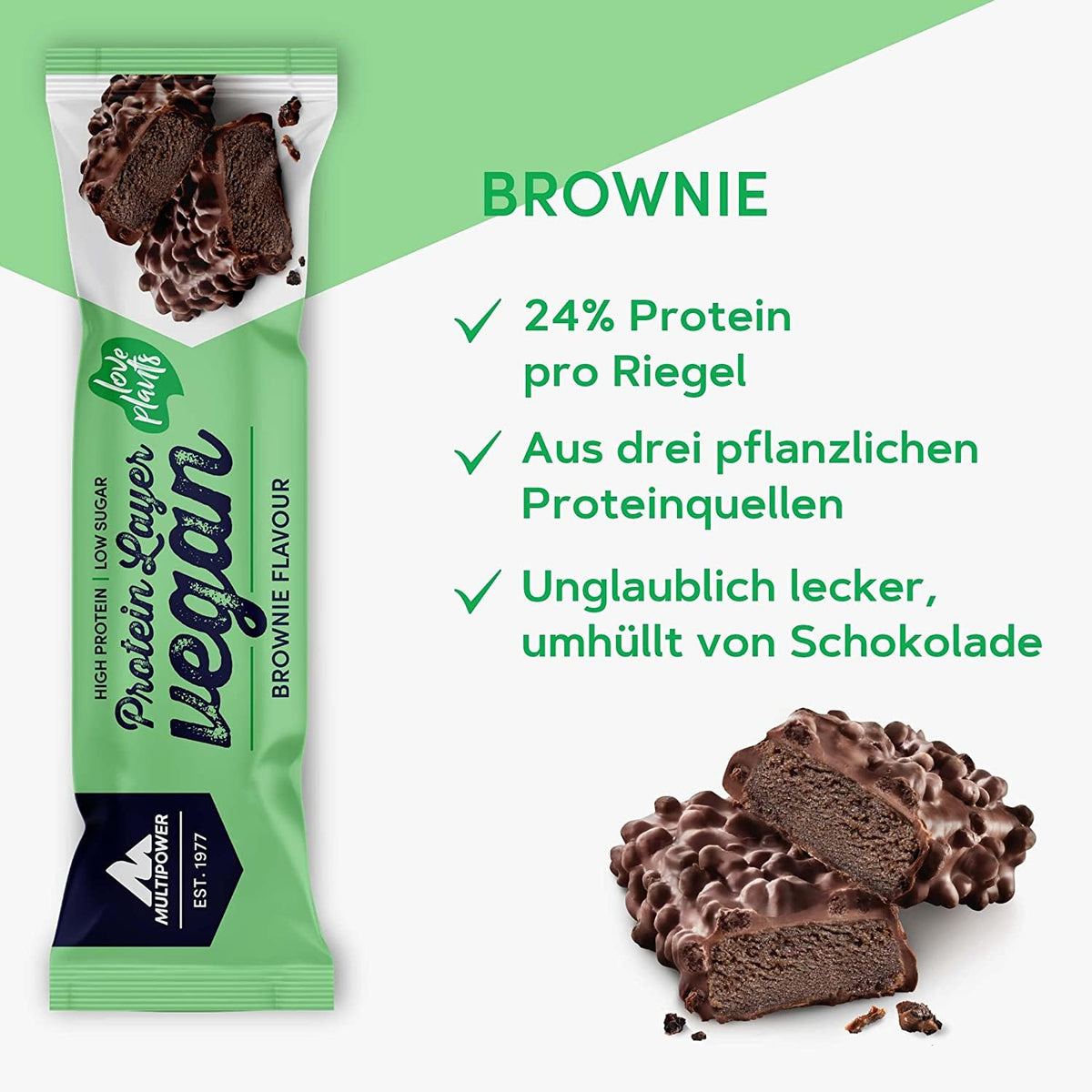 Couche protéinée végétalienne (15x55g)